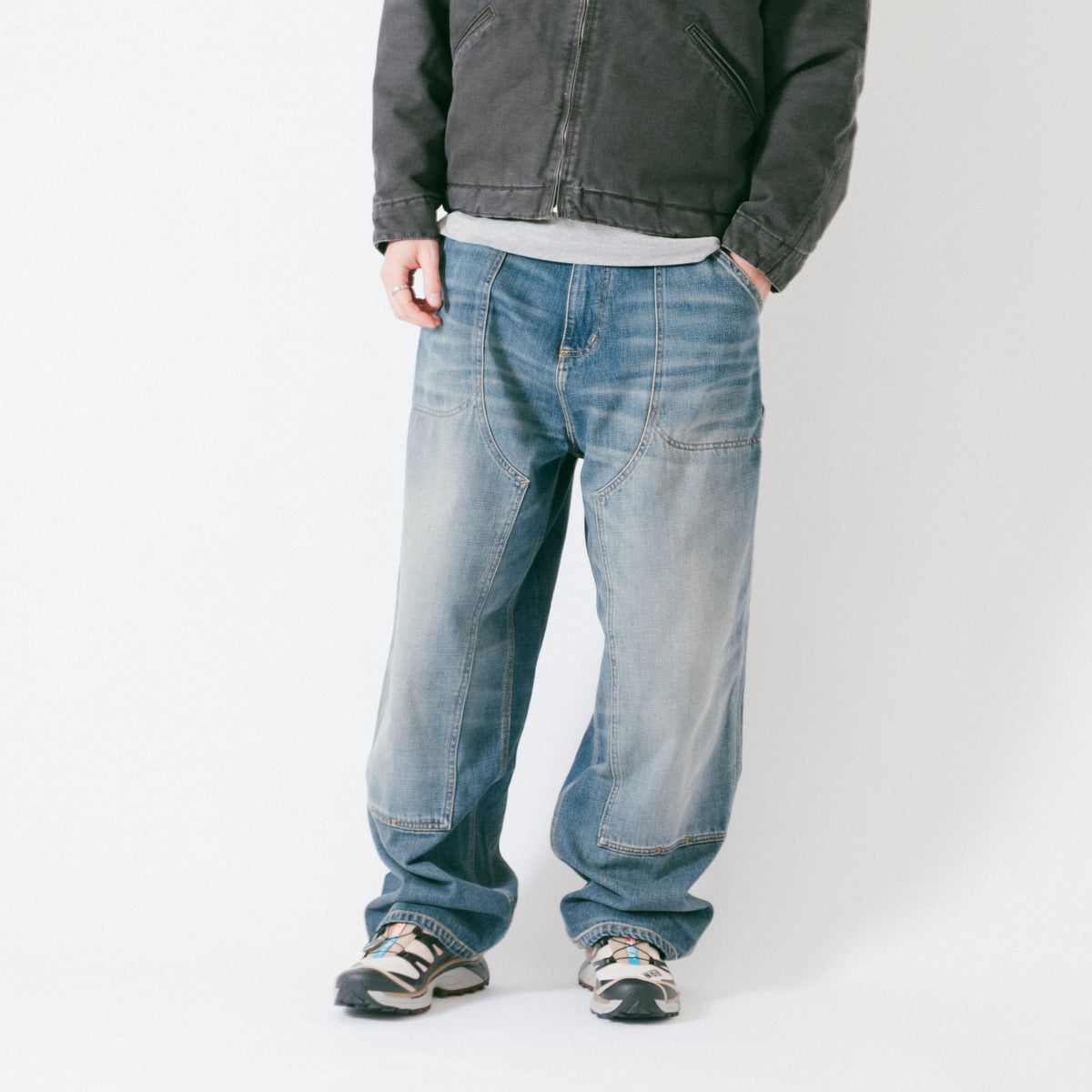 Carhartt WIP Oakland Pant - Blue Worn Used