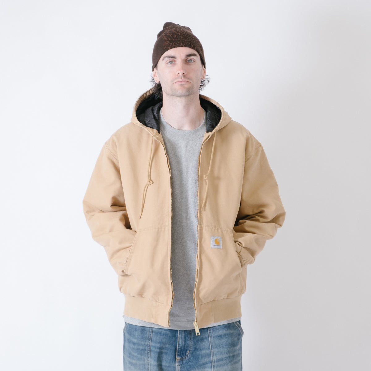 Carhartt WIP OG Active Jacket (Winter) - Dearborn Canvas Dusty Hamilton