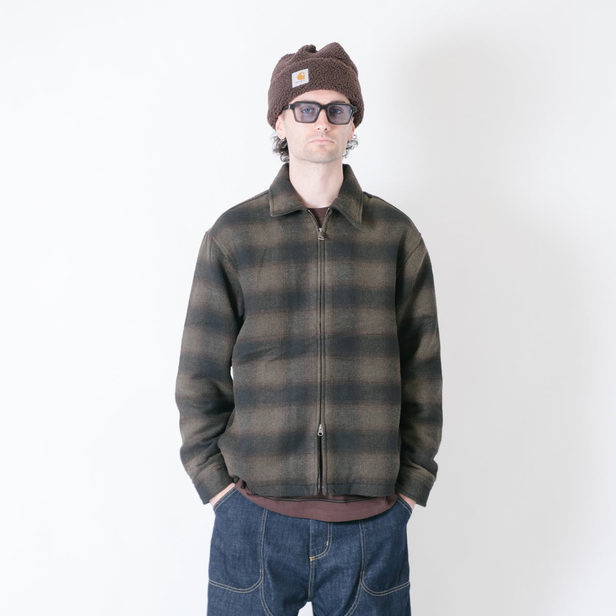 Carhartt WIP Alton Jacket - Alton Check / Cypress