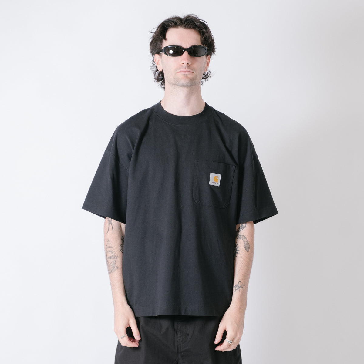 Carhartt WIP Work Pocket T-Shirt - Black