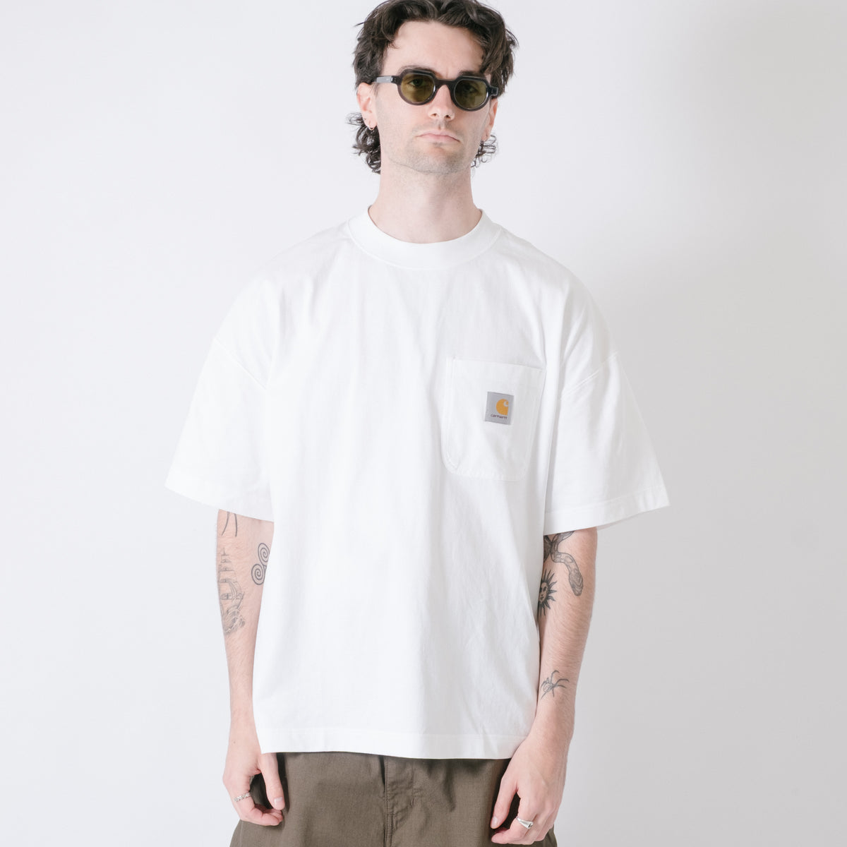 Carhartt WIP Work Pocket T-Shirt - White