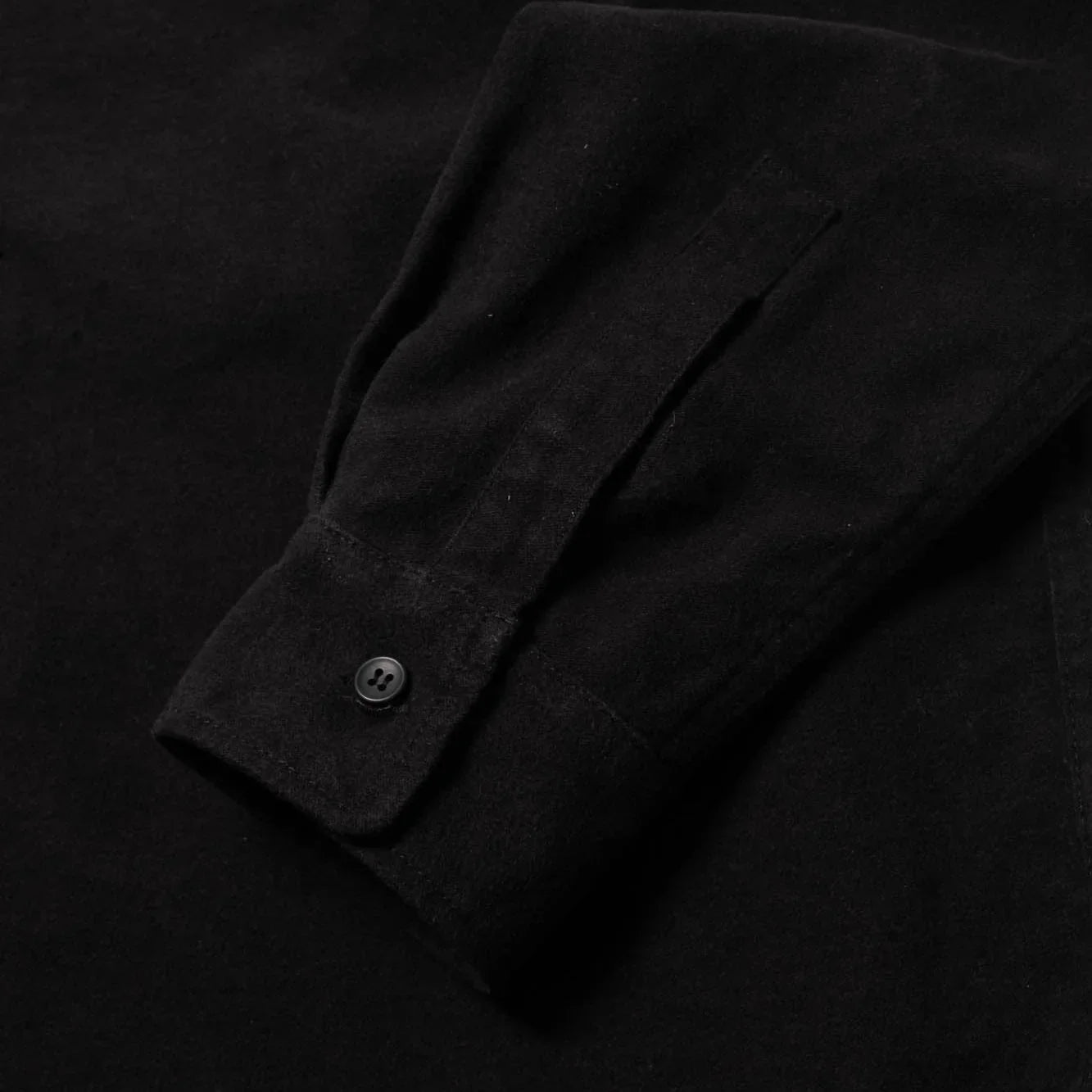 Cav Empt Brushed Cotton Design Big Shirt - Black