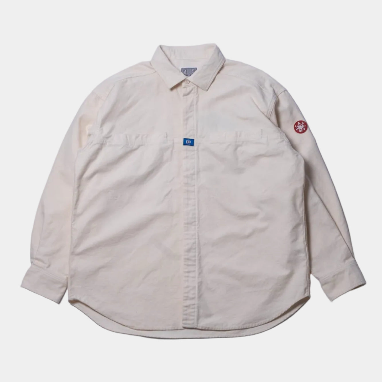 Cav Empt Brushed Cotton Design Big Shirt - White