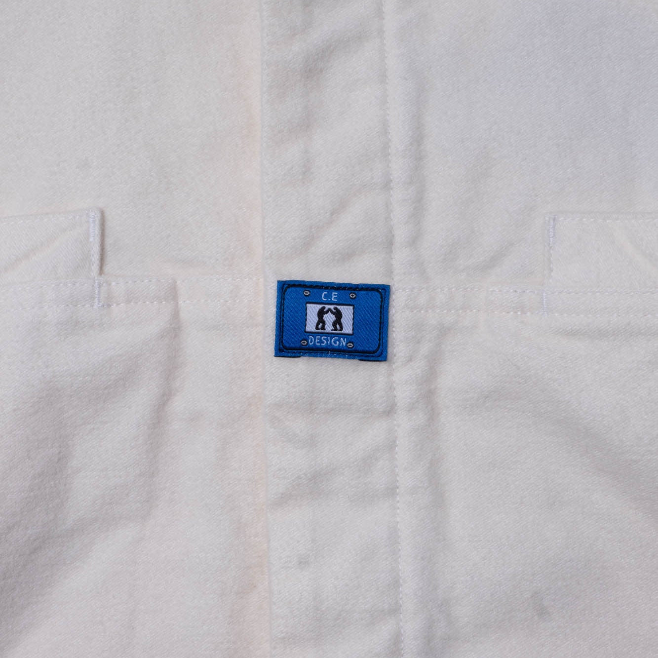 Cav Empt Brushed Cotton Design Big Shirt - White