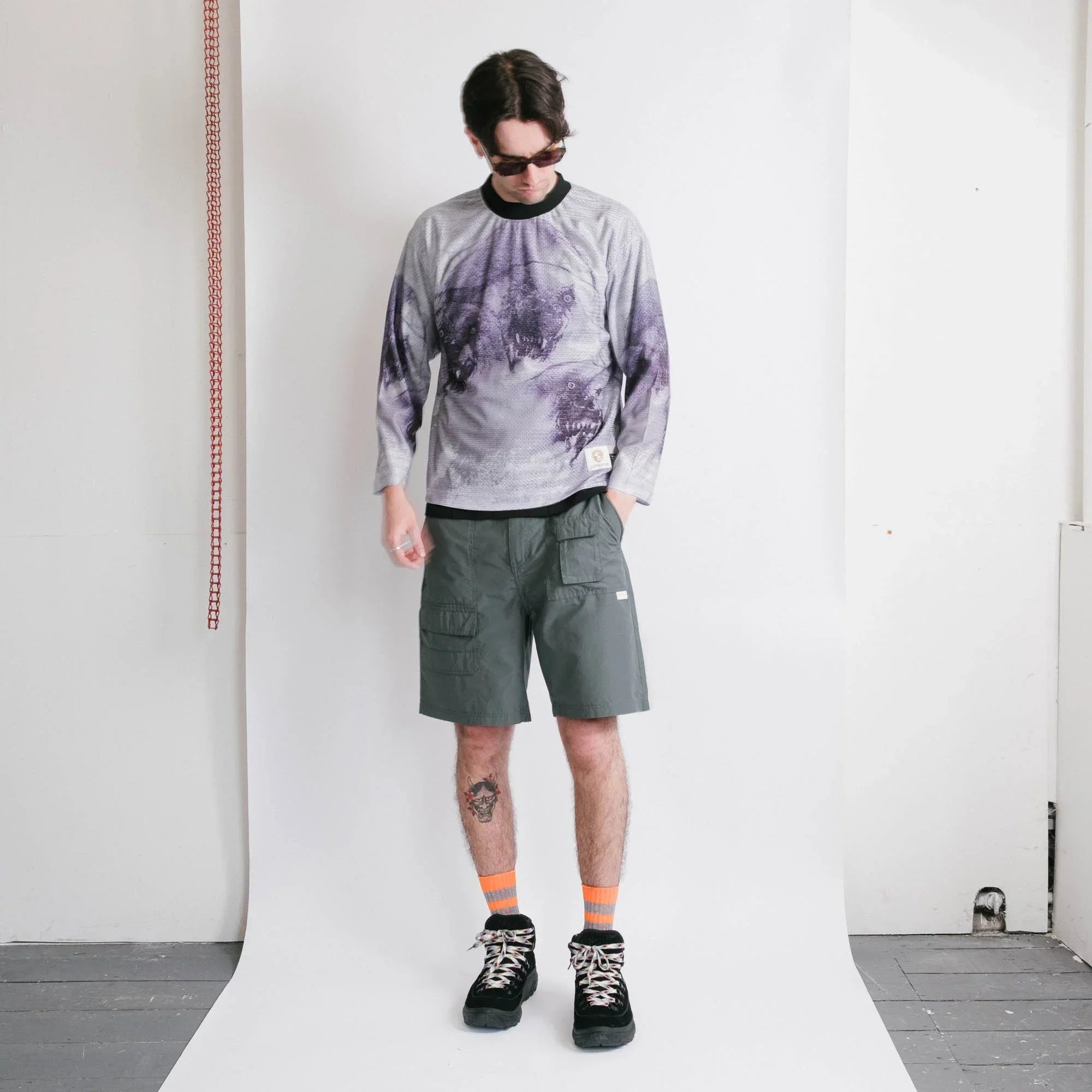 thisisneverthat Utility Short - Dark Sage
