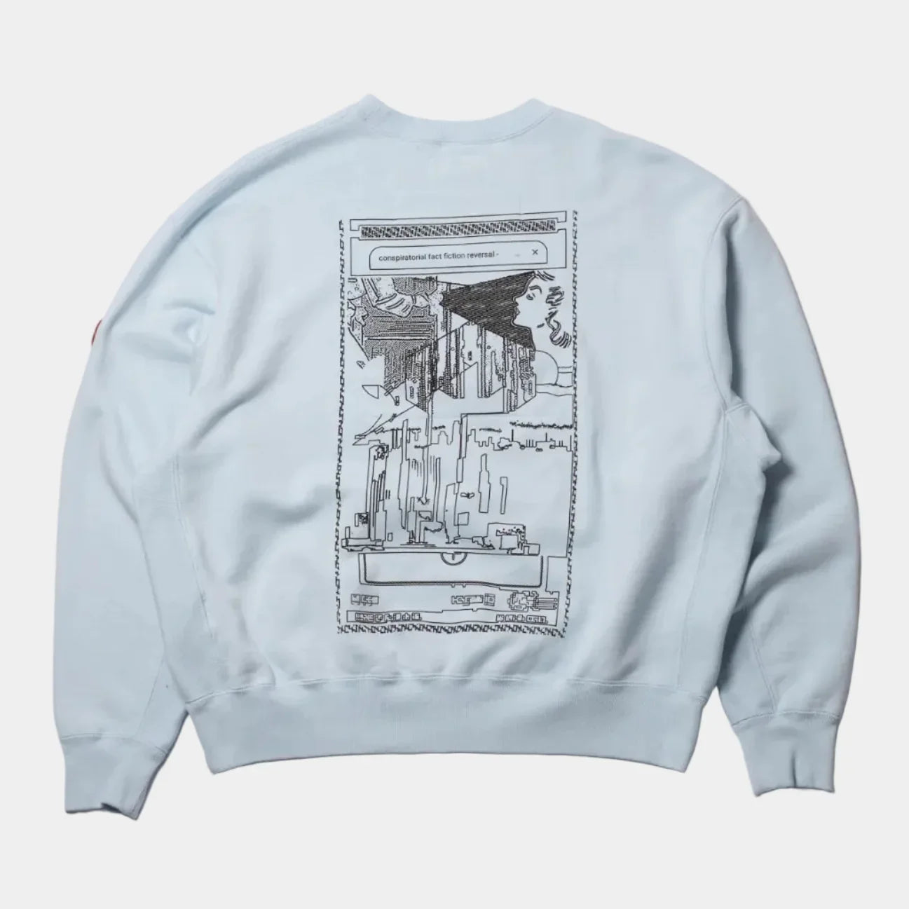 Cav Empt MD Ostension Crew Neck Sweater - Blue - Never Never