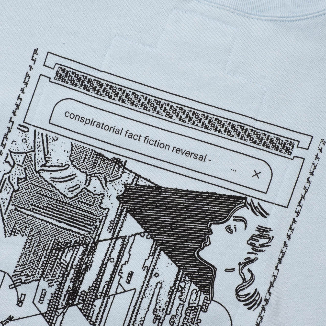 Cav Empt MD Ostension Crew Neck Sweater - Blue