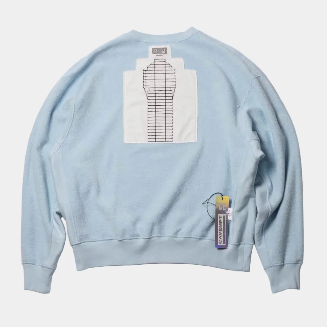 Cav Empt MD Ostension Crew Neck Sweater - Blue - Never Never
