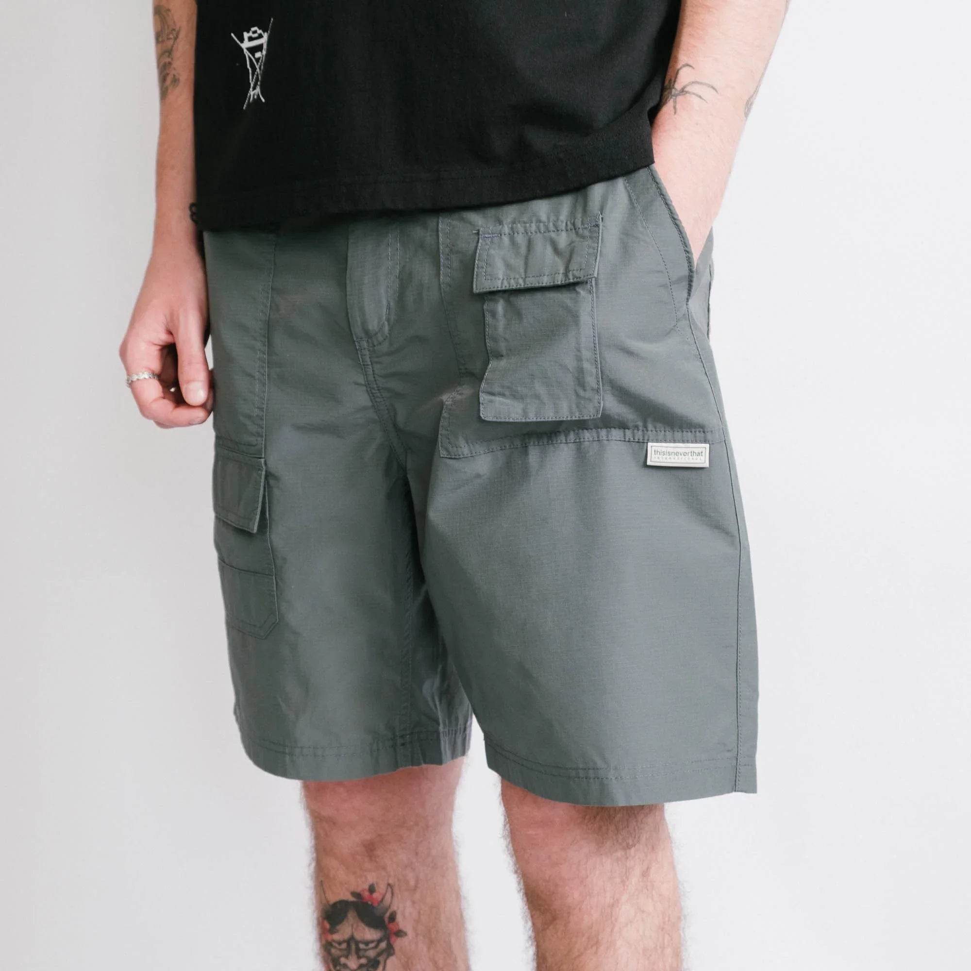thisisneverthat Utility Short - Dark Sage