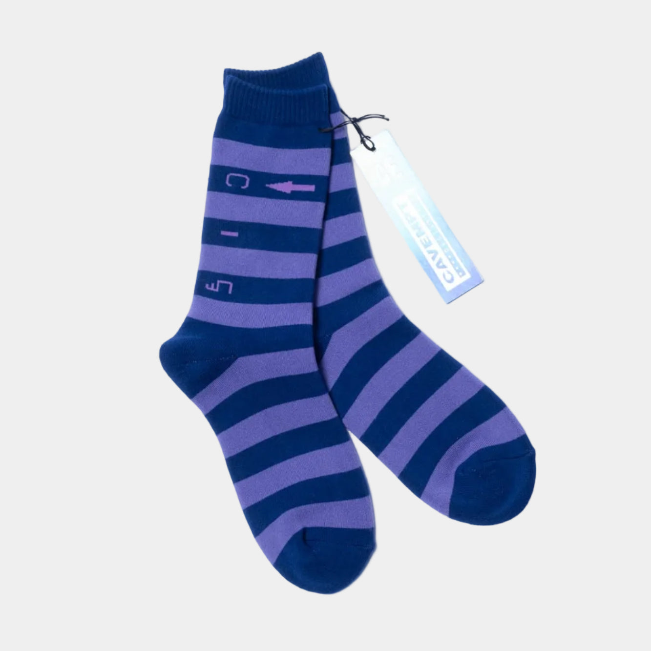 Cav Empt C.2 Stripe Socks - Navy