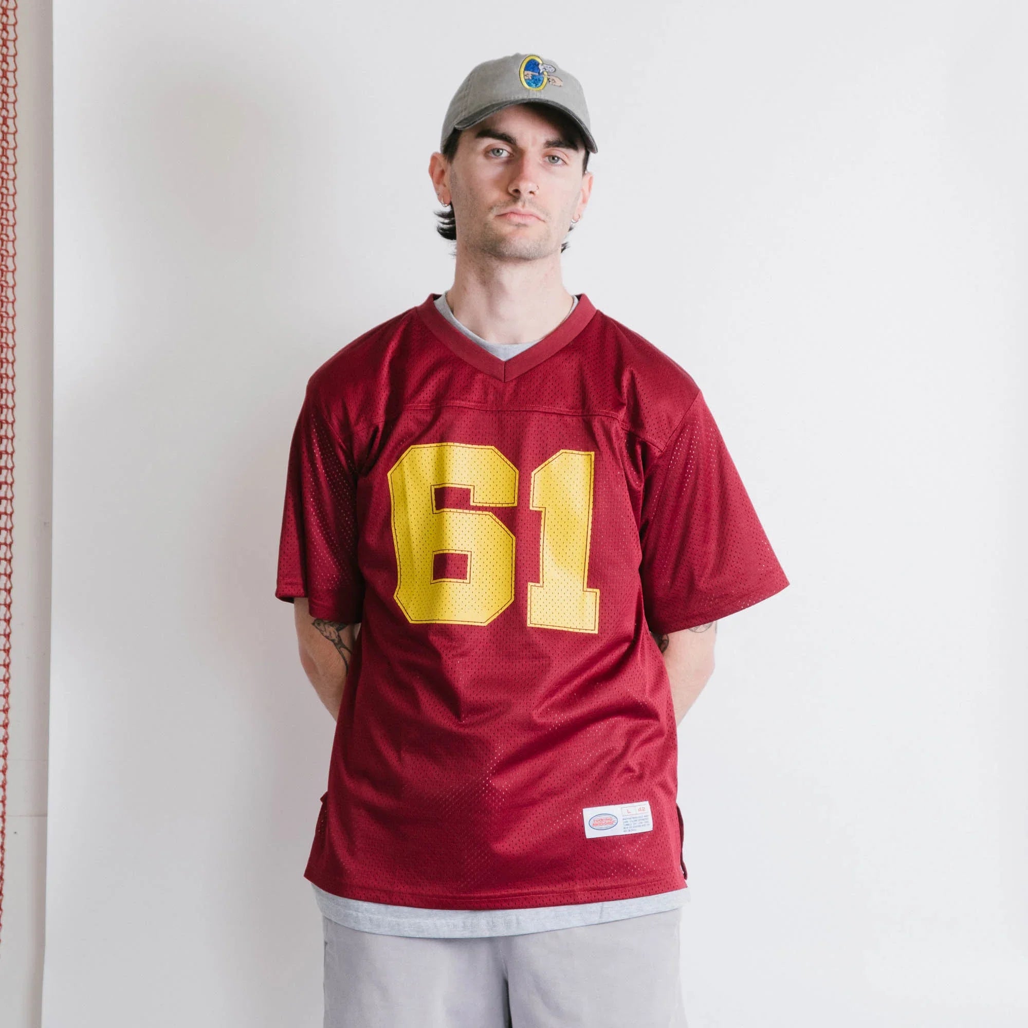 Fucking Awesome Stamp Logo Practice Jersey Tee - Red