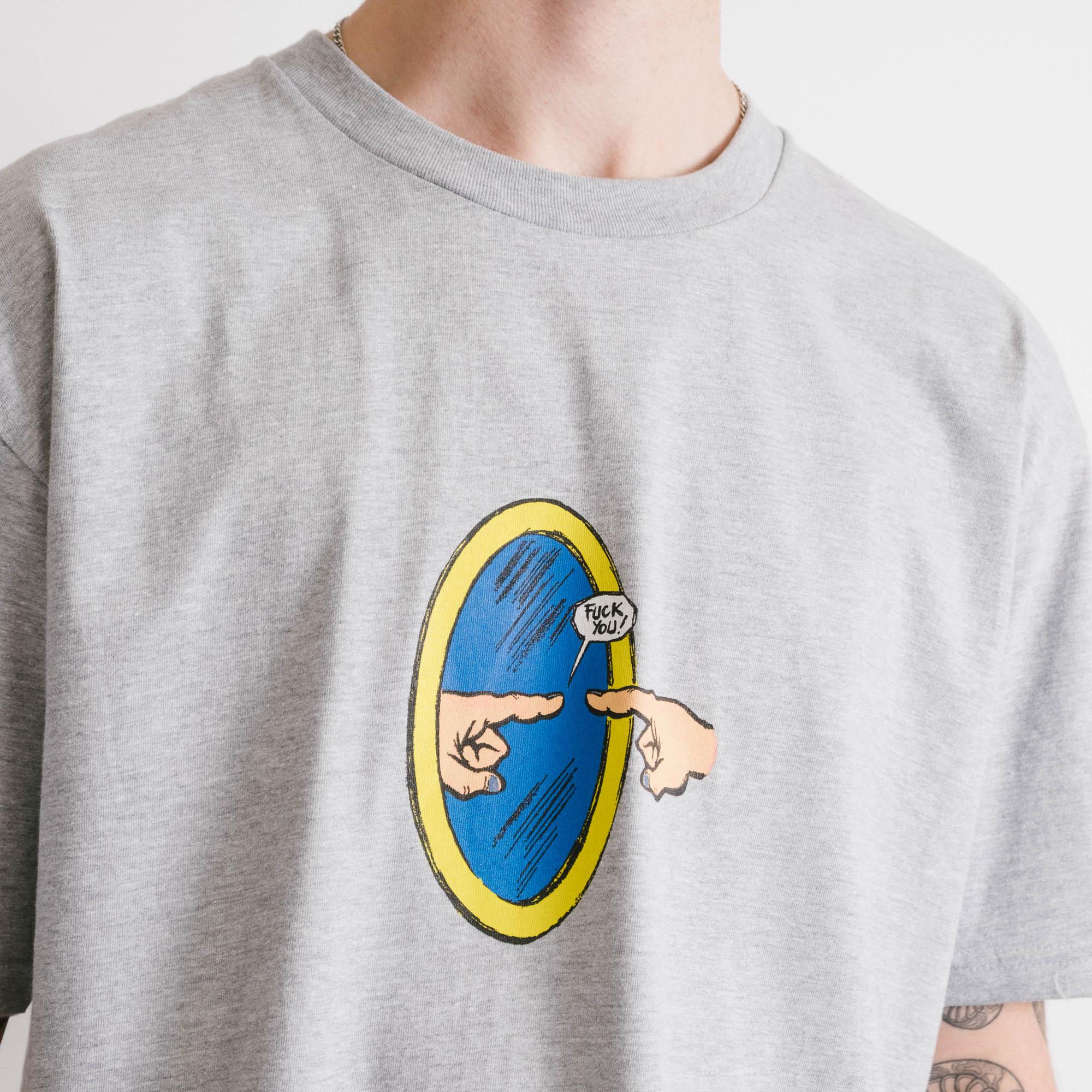 Fucking Awesome Fuck You Tee - Grey Heather