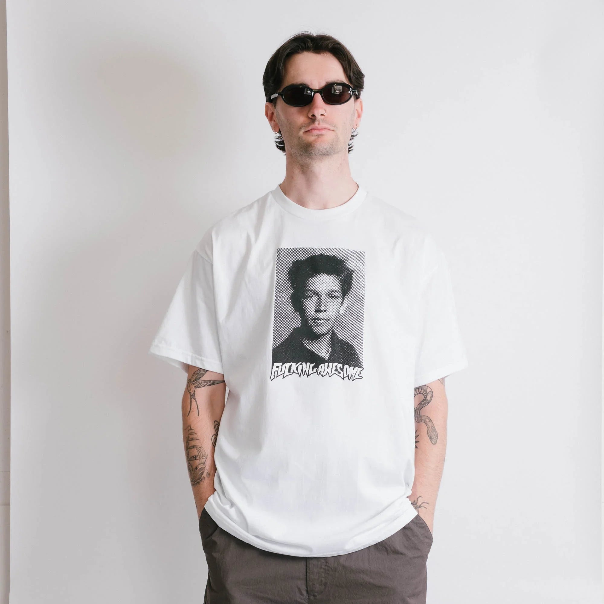 Fucking Awesome Gonz Class Photo Tee - White