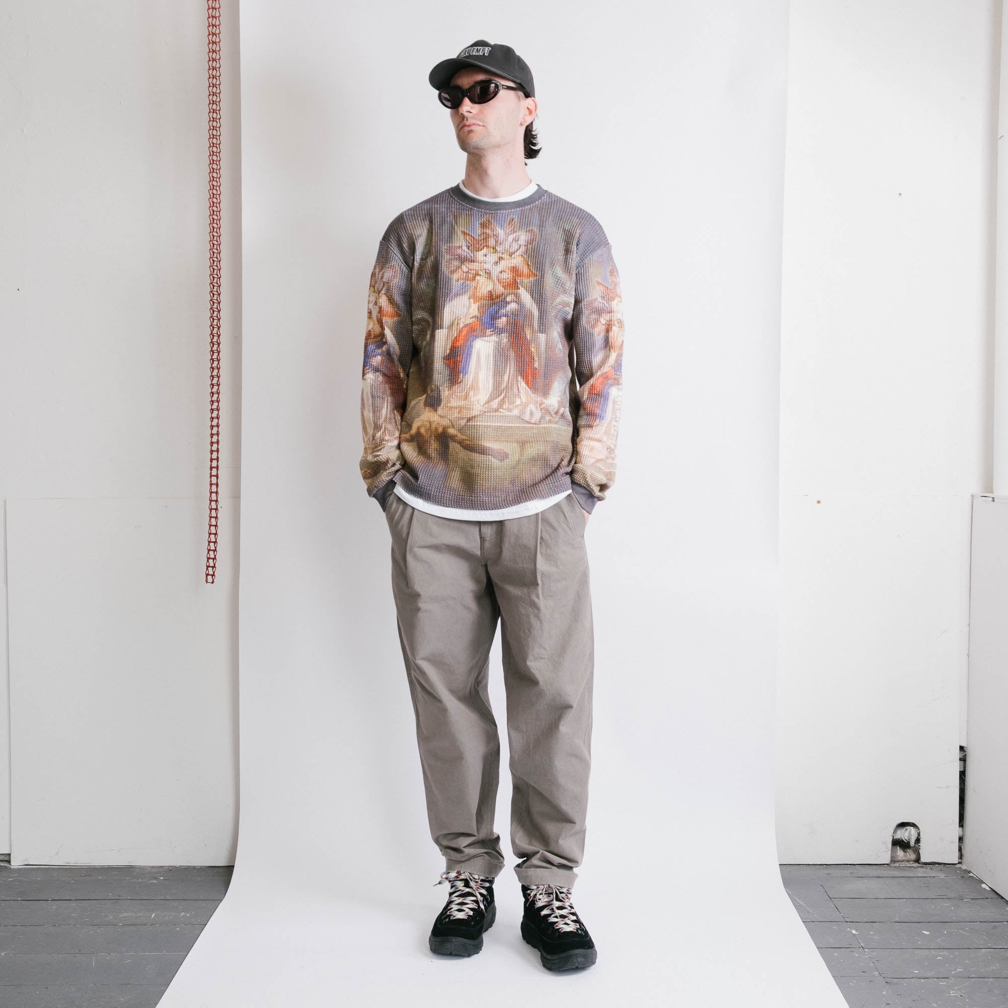 Cav Empt Cotton Casual Pants - Charcoal