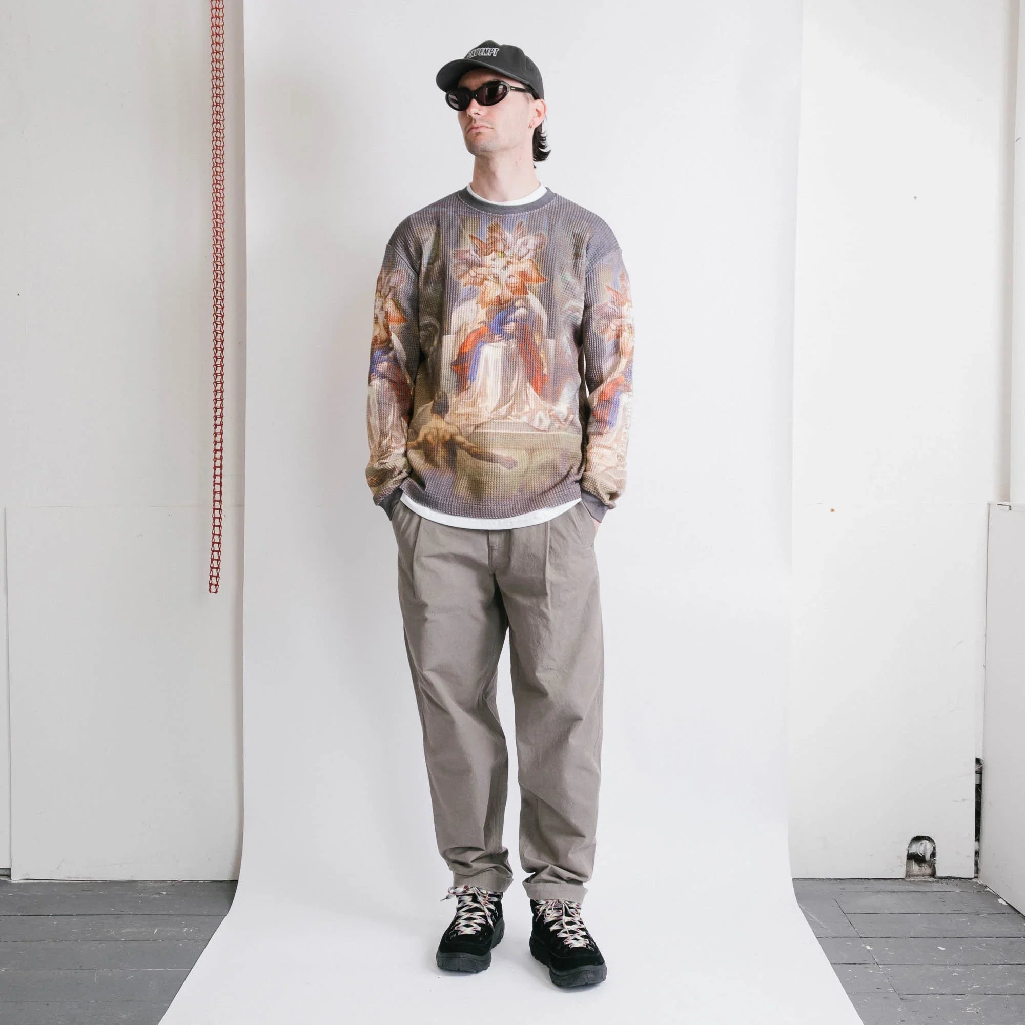 Cav Empt Cotton Casual Pants - Charcoal