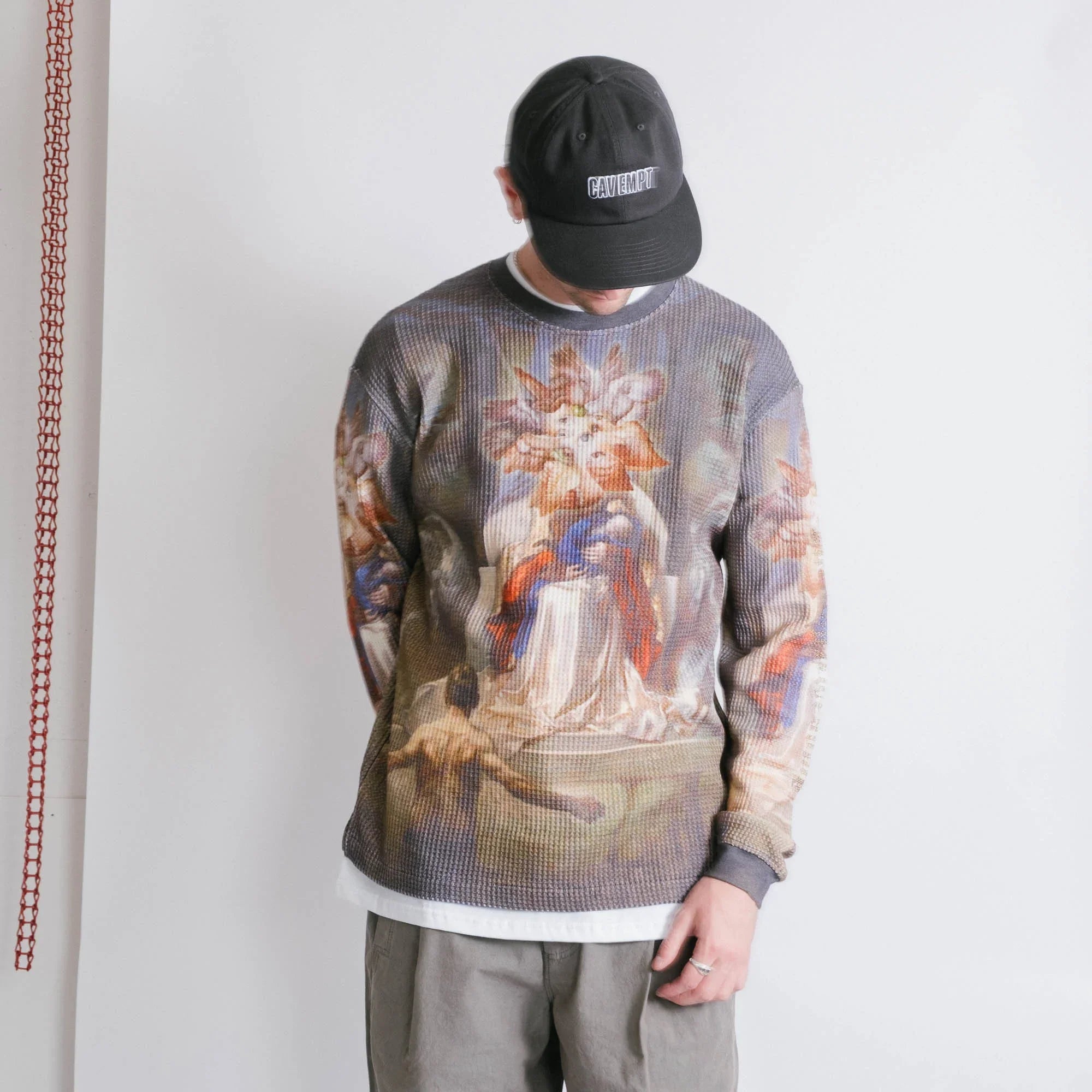 Fucking Awesome Madonna Thermal LS Tee - All Over Print
