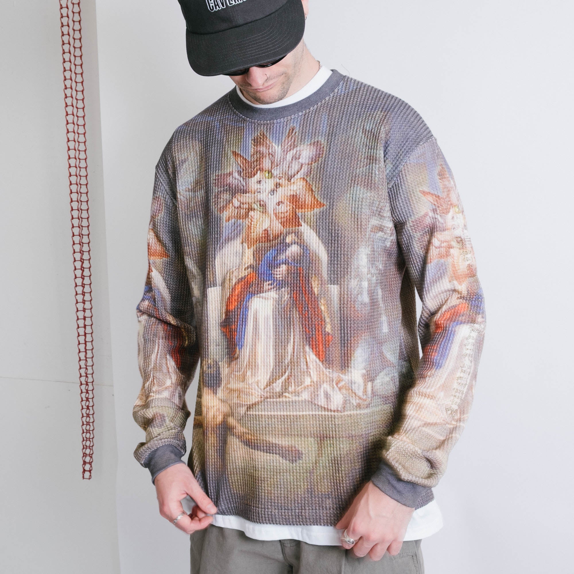 Fucking Awesome Madonna Thermal LS Tee - All Over Print