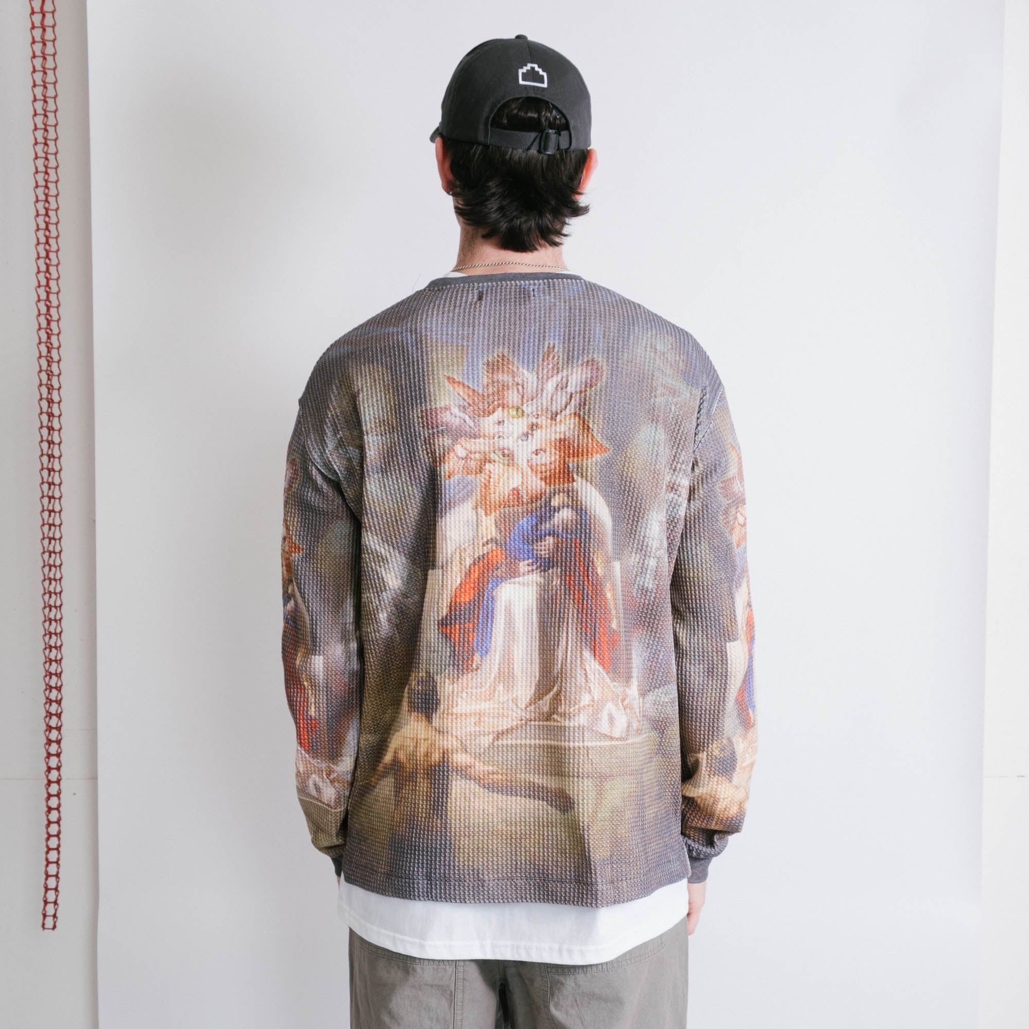 Fucking Awesome Madonna Thermal LS Tee - All Over Print
