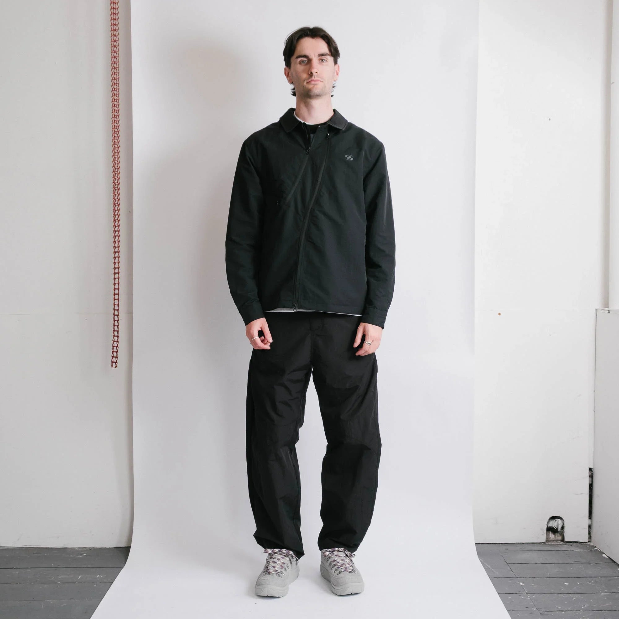 San San Gear Side Snap Pants - Black