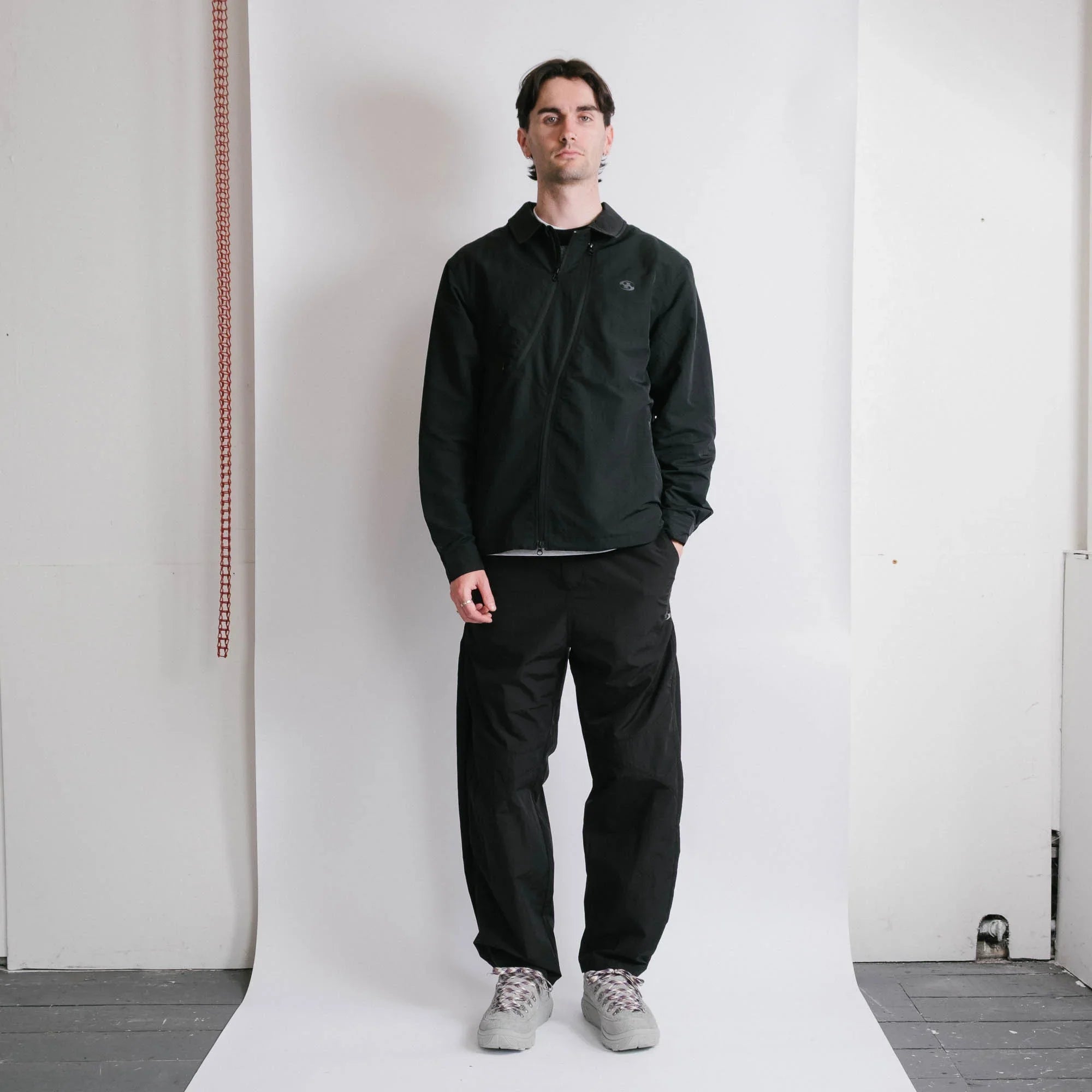 San San Gear Side Snap Pants - Black