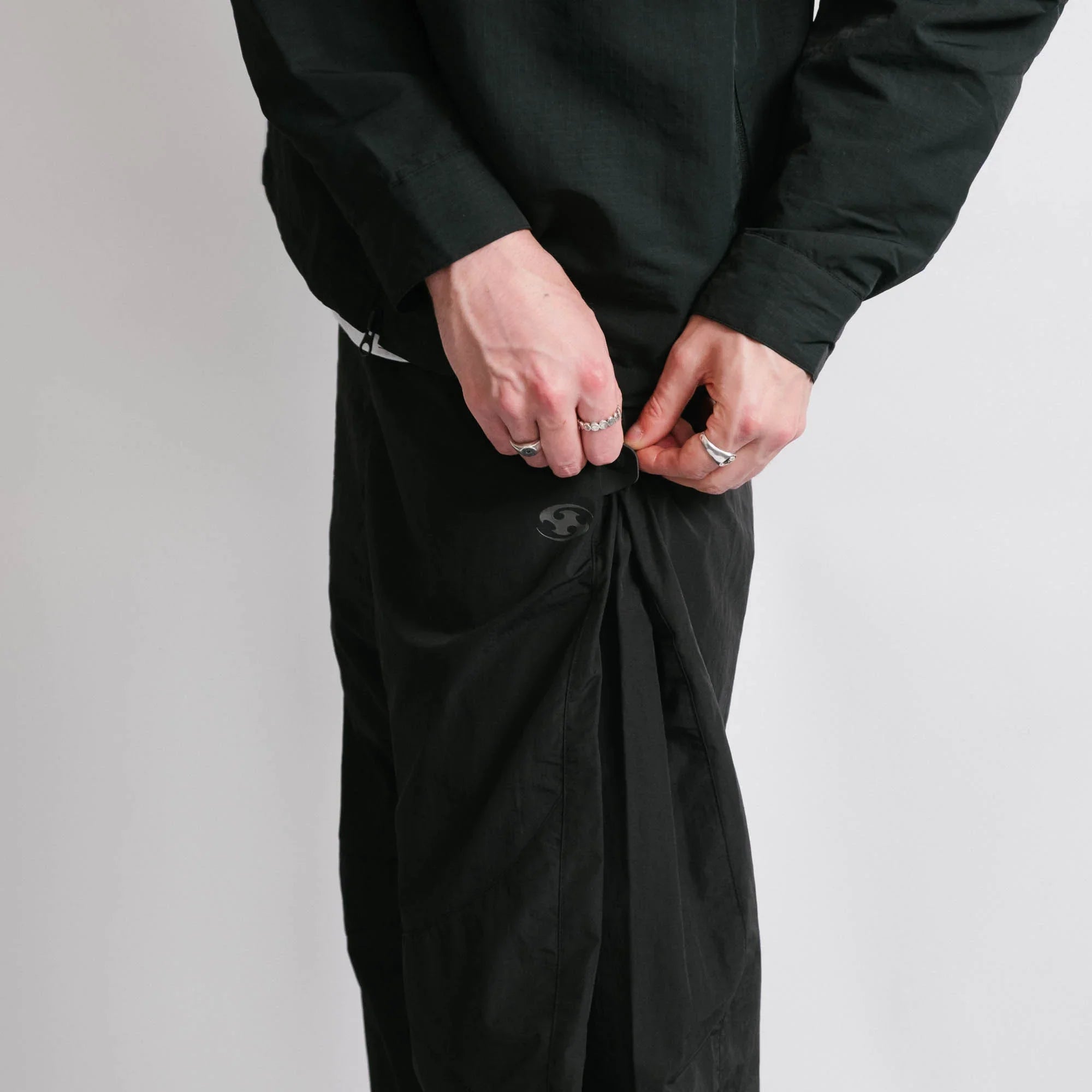 San San Gear Side Snap Pants - Black