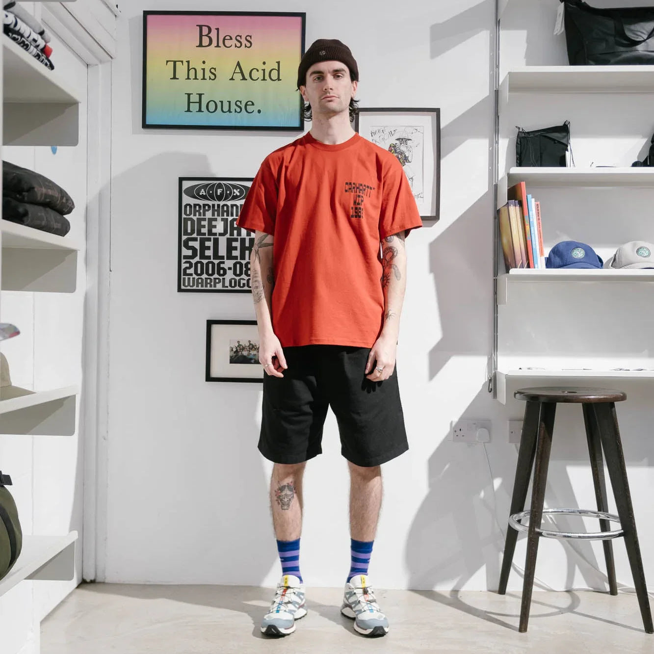Carhartt WIP Rainer Short - Black Garment Dyed - Never Never