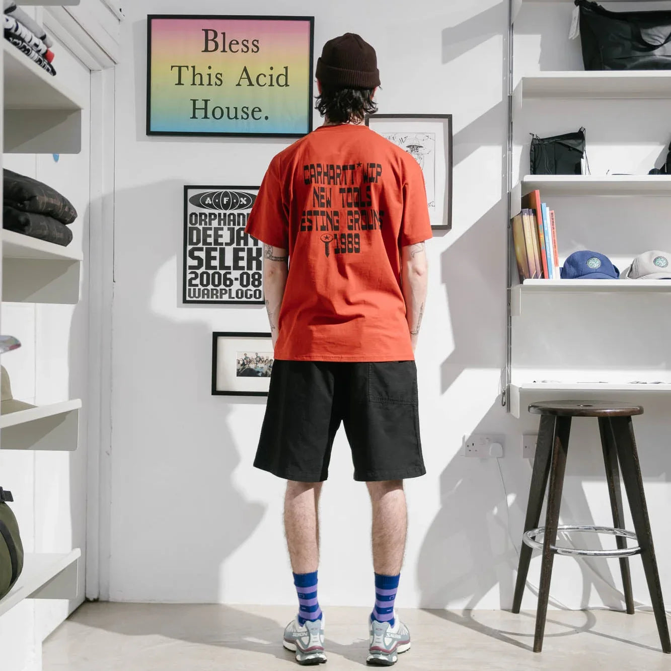 Carhartt WIP Blocks T-Shirt - Oxide Red - Never Never