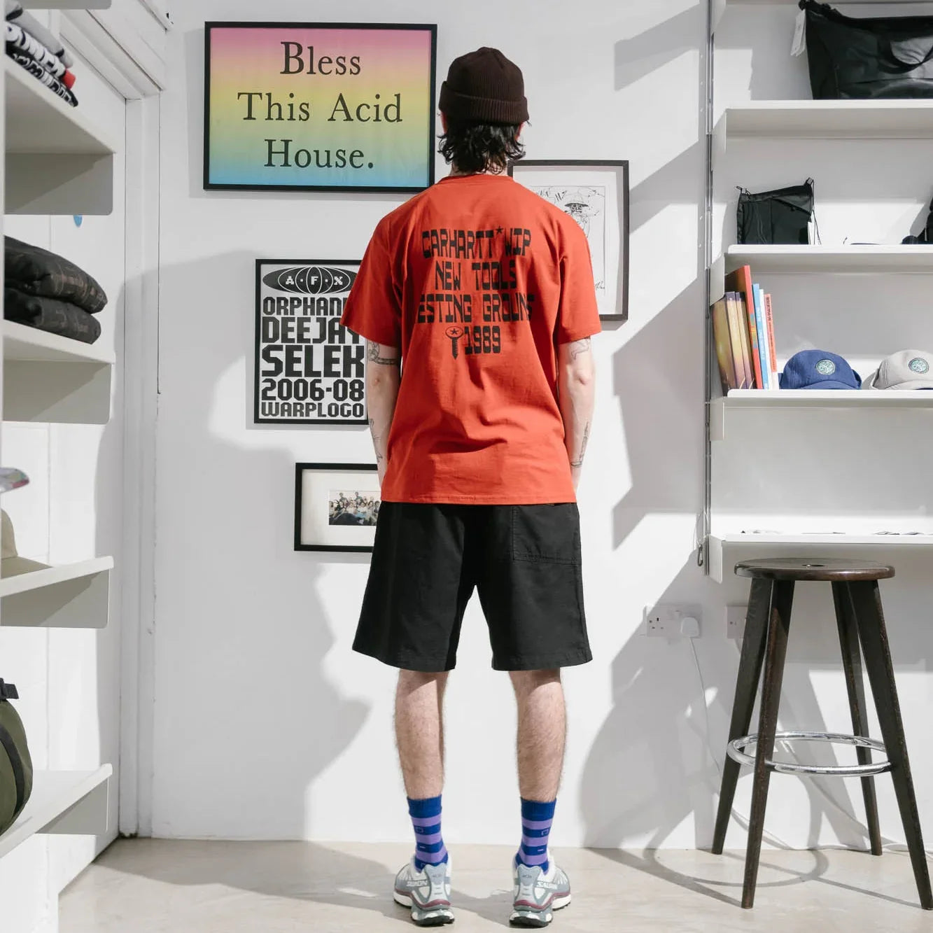 Carhartt WIP Rainer Short - Black Garment Dyed - Never Never