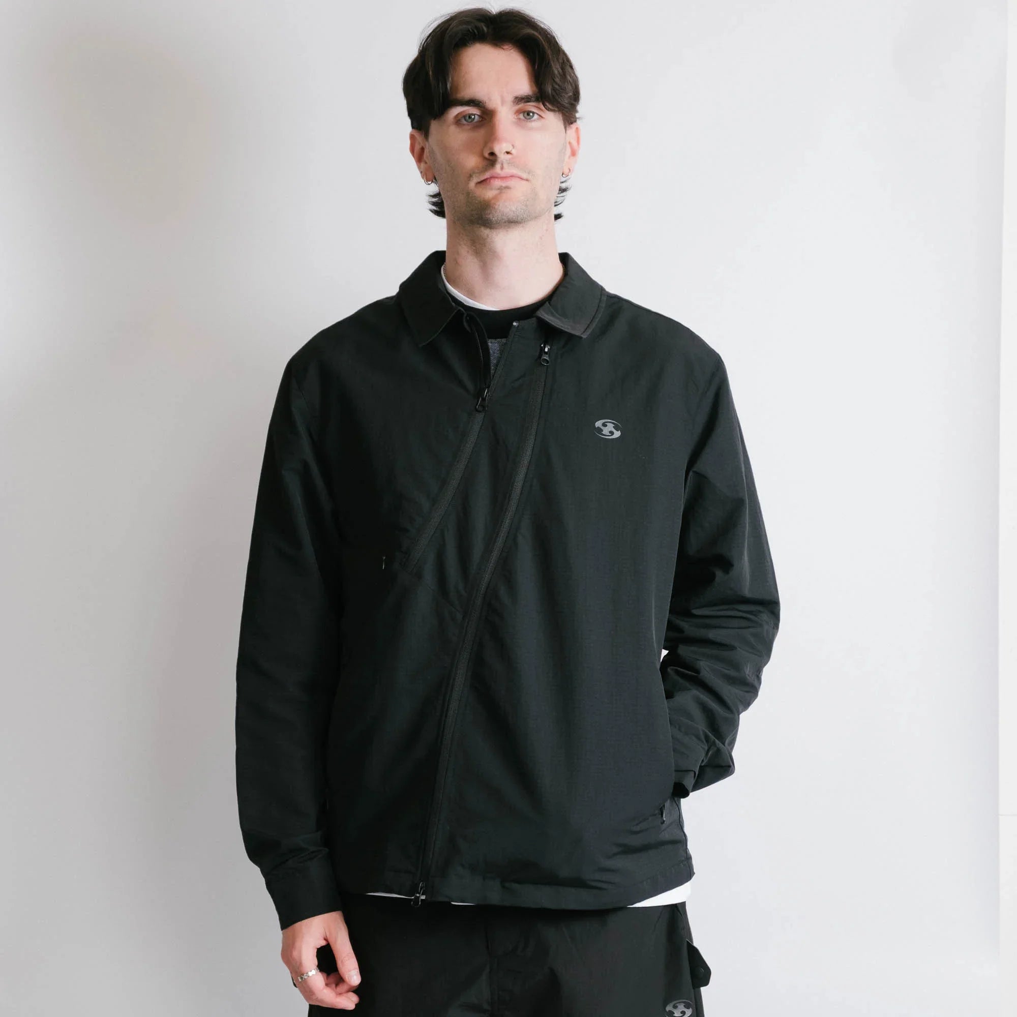 San San Gear Coach Jacket - Black