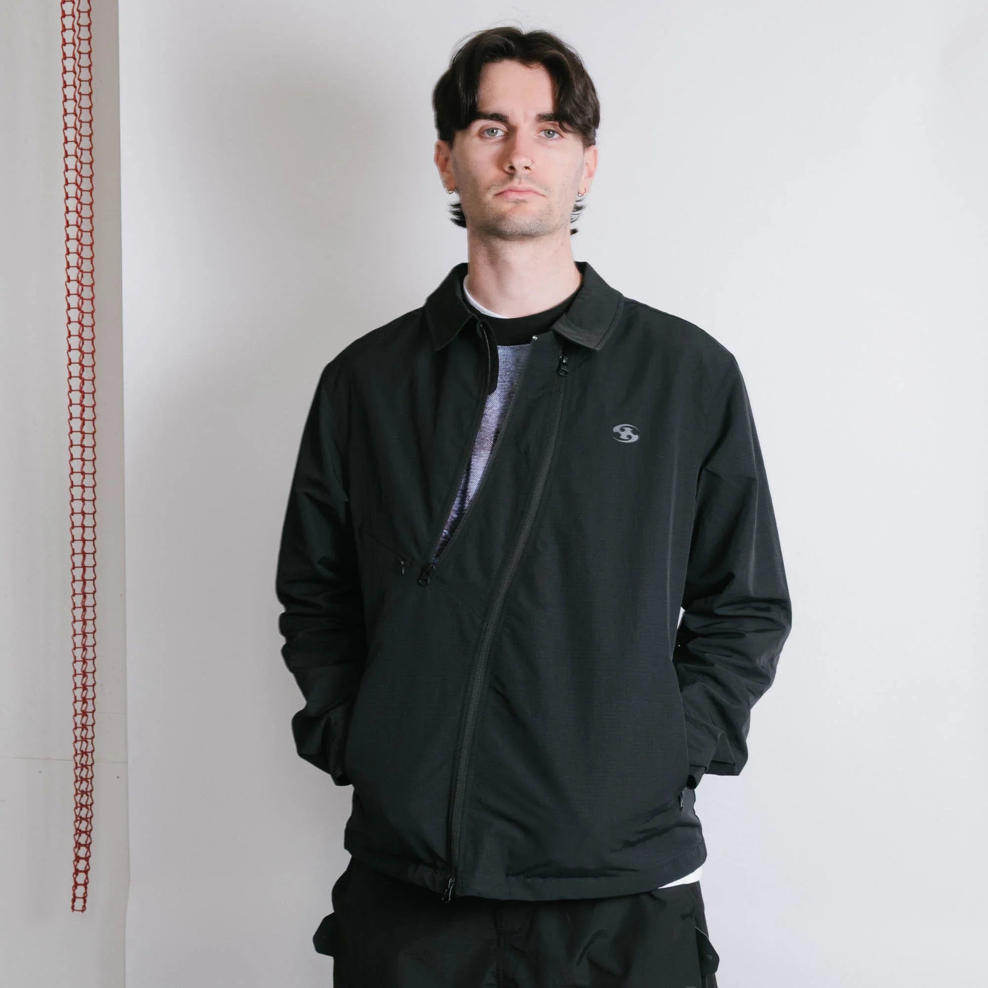 San San Gear Coach Jacket - Black