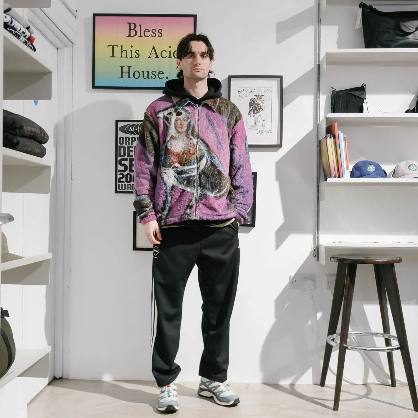 Uniform Experiment Asger Jorn Painting Fleece - (A) Portrait Pigeon - Never Never