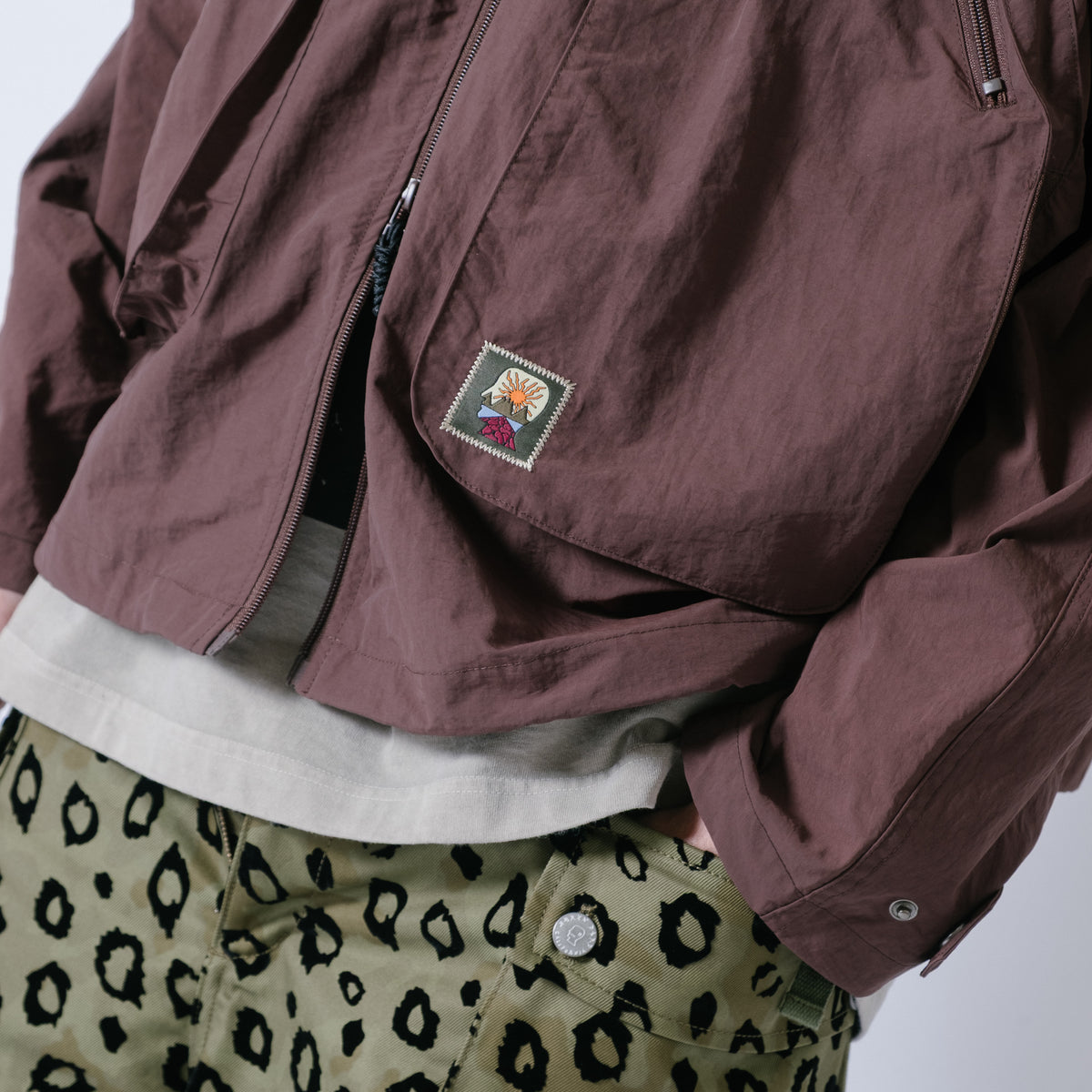 Brain Dead Dolman Sleeve Jacket - Brown