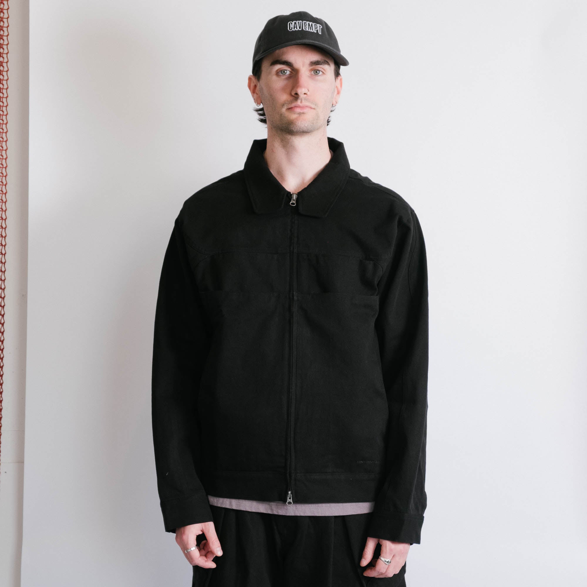 San San Gear Layer Cotton Jacket - Black