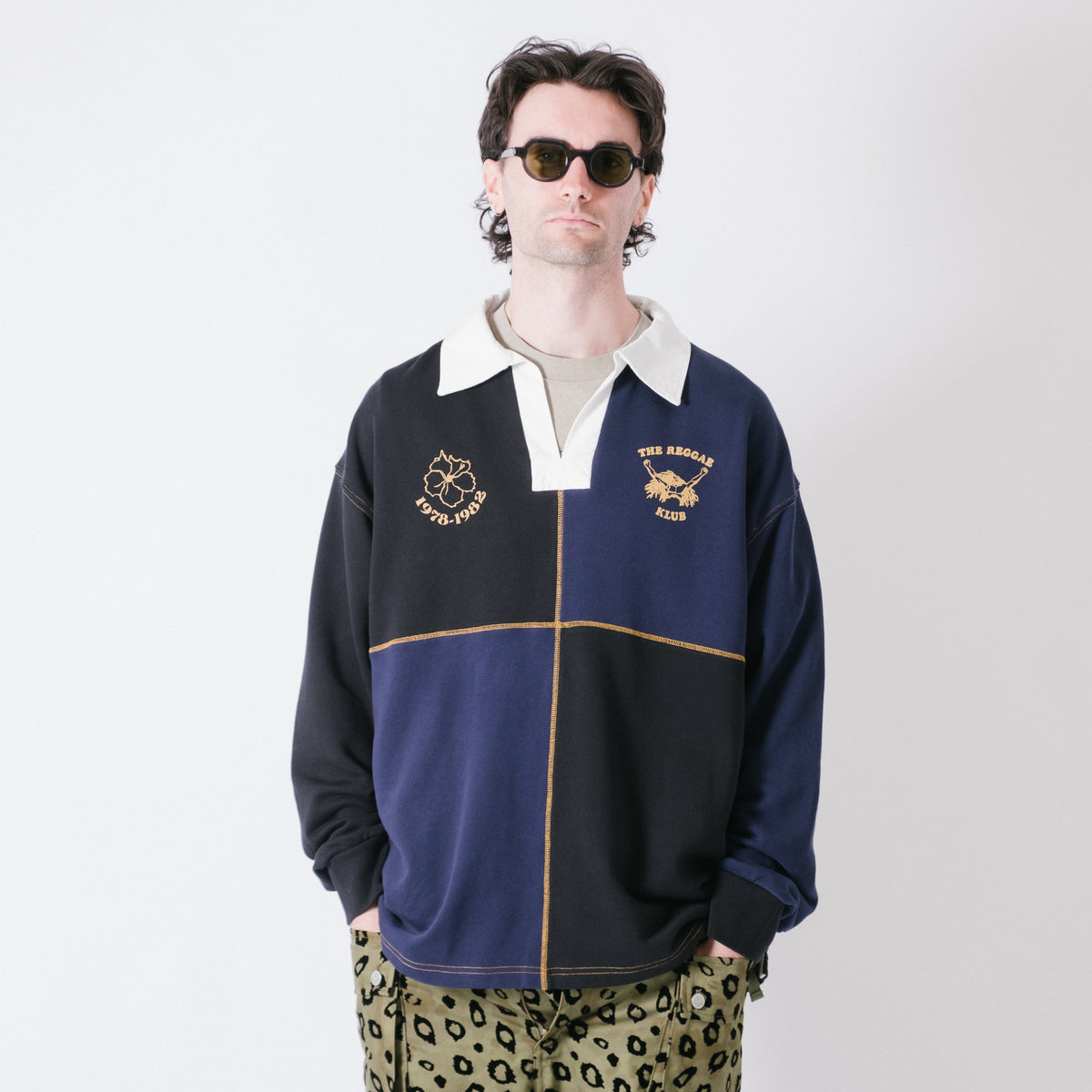 Nicholas Daley Reggae Klub Rugby Jersey - Black/Midnight