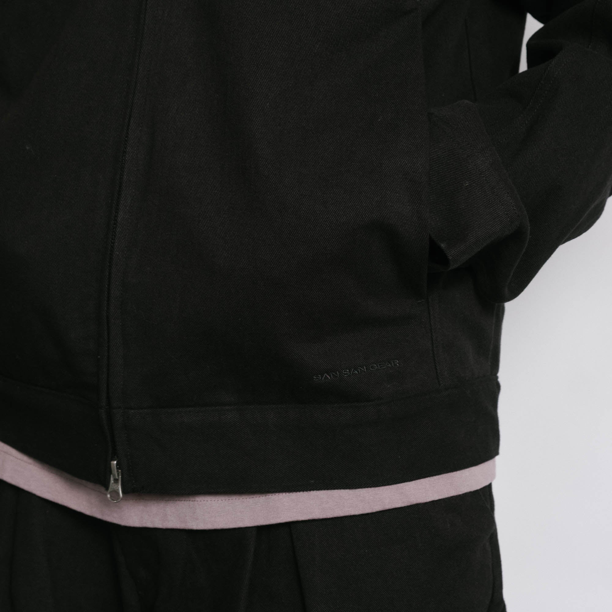 San San Gear Layer Cotton Jacket - Black