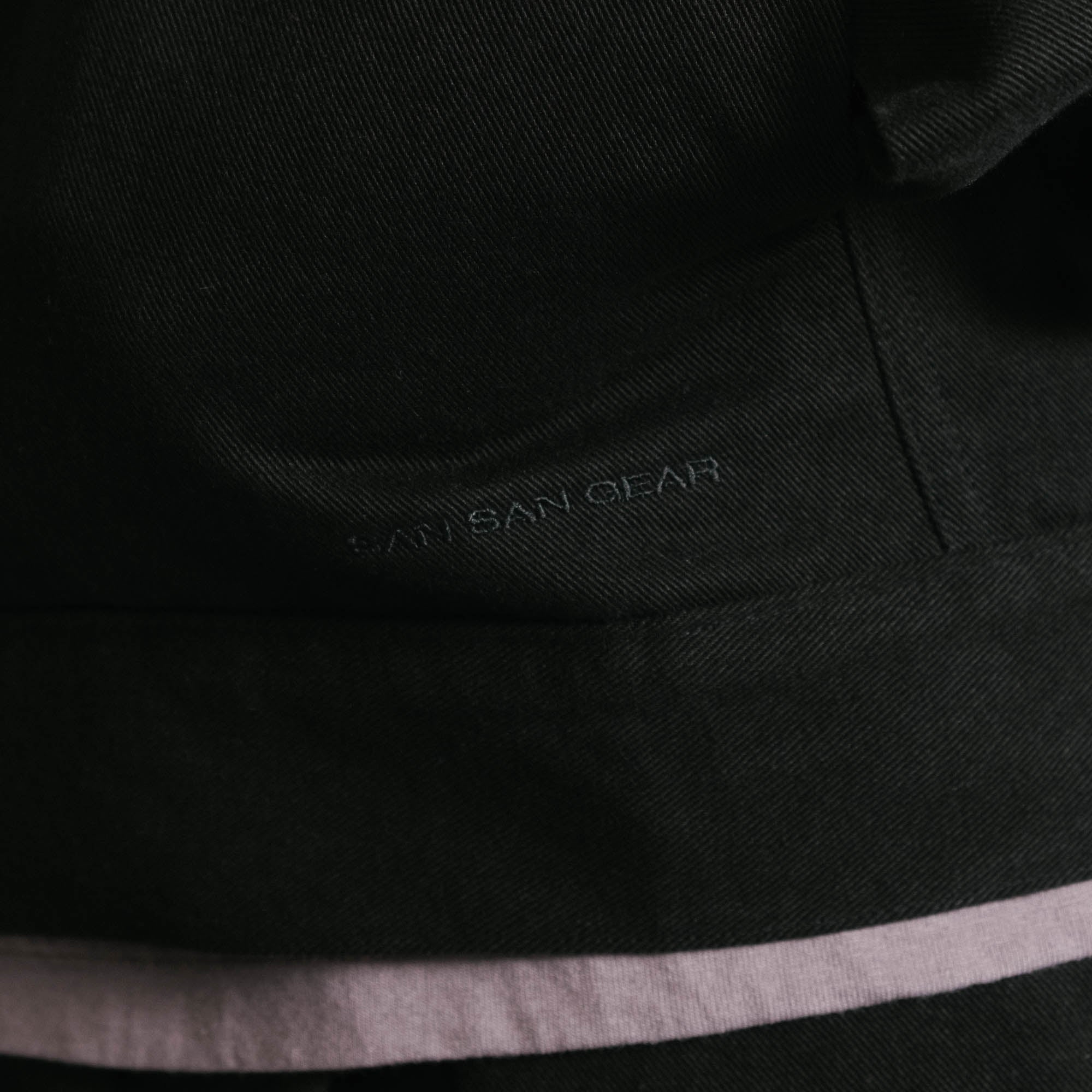 San San Gear Layer Cotton Jacket - Black