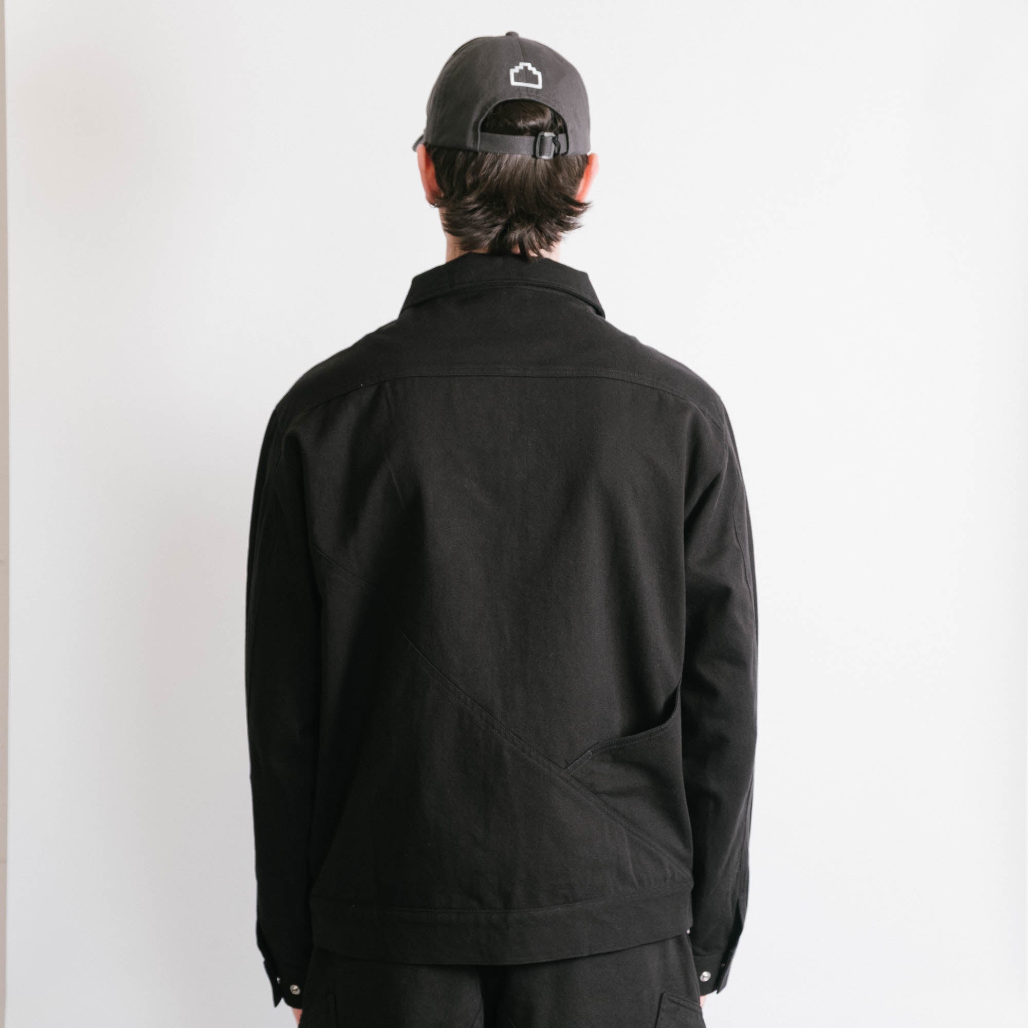 San San Gear Layer Cotton Jacket - Black