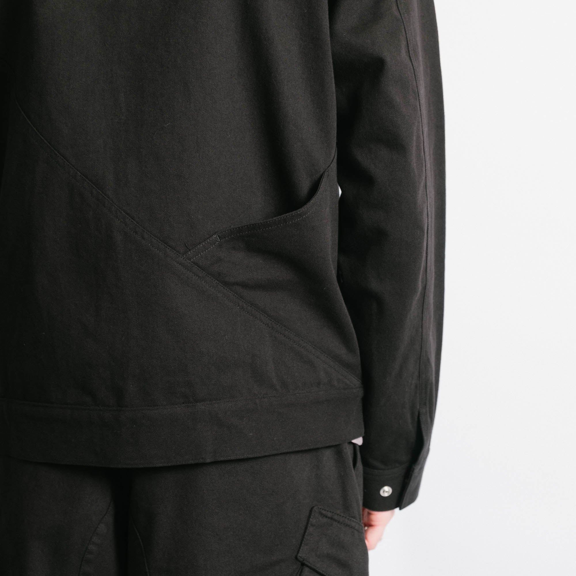San San Gear Layer Cotton Jacket - Black