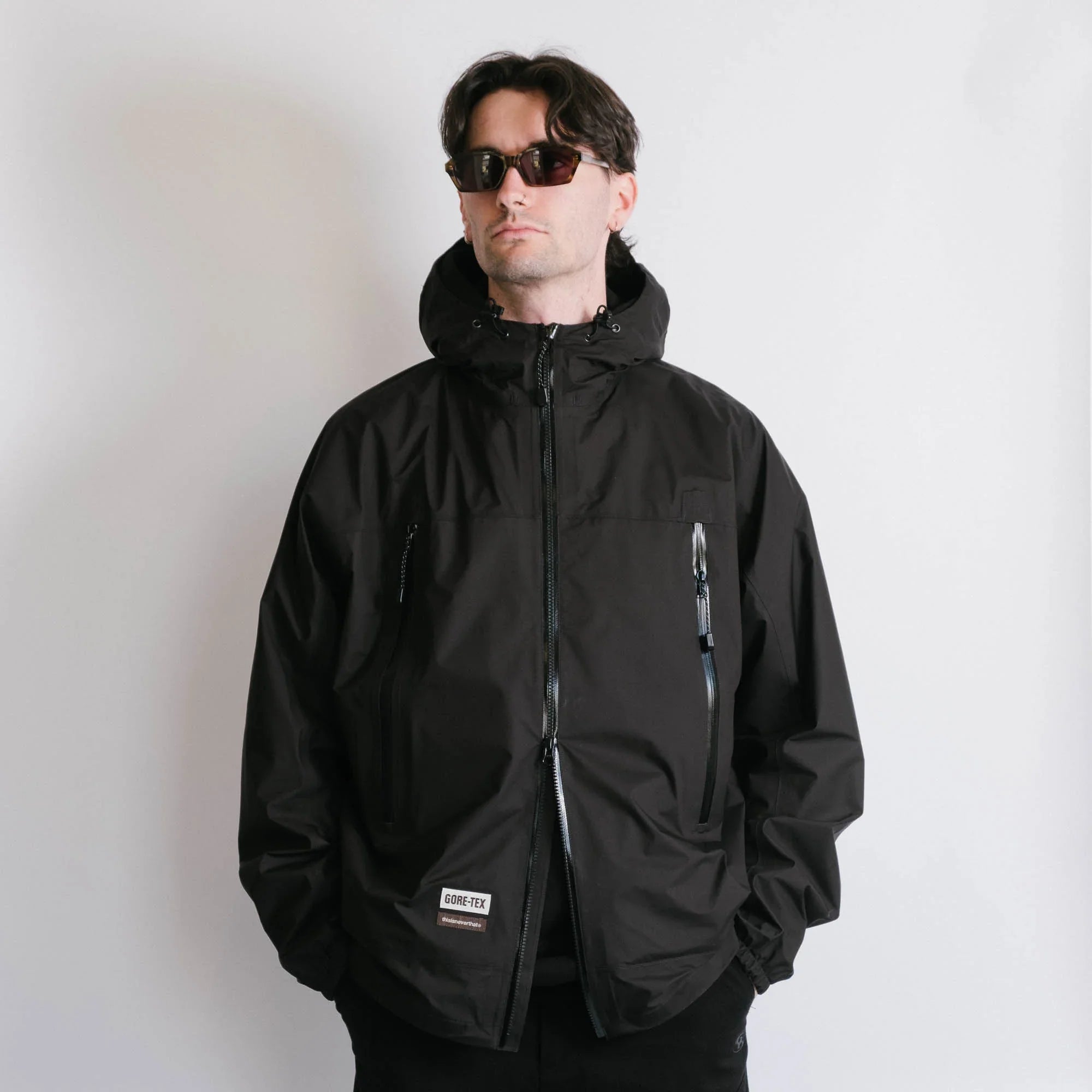 thisisneverthat GORETEX 3L Lightweight Jacket - Black
