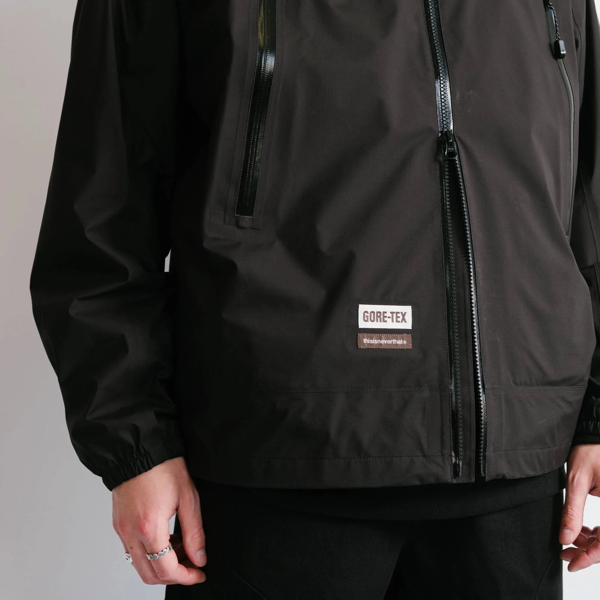 thisisneverthat GORETEX 3L Lightweight Jacket - Black