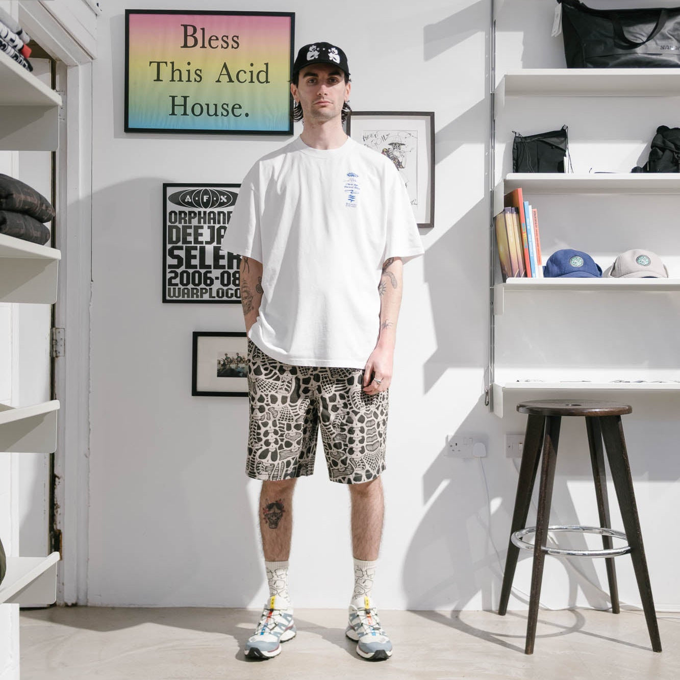 Brain Dead Skull Climber Short - Natural