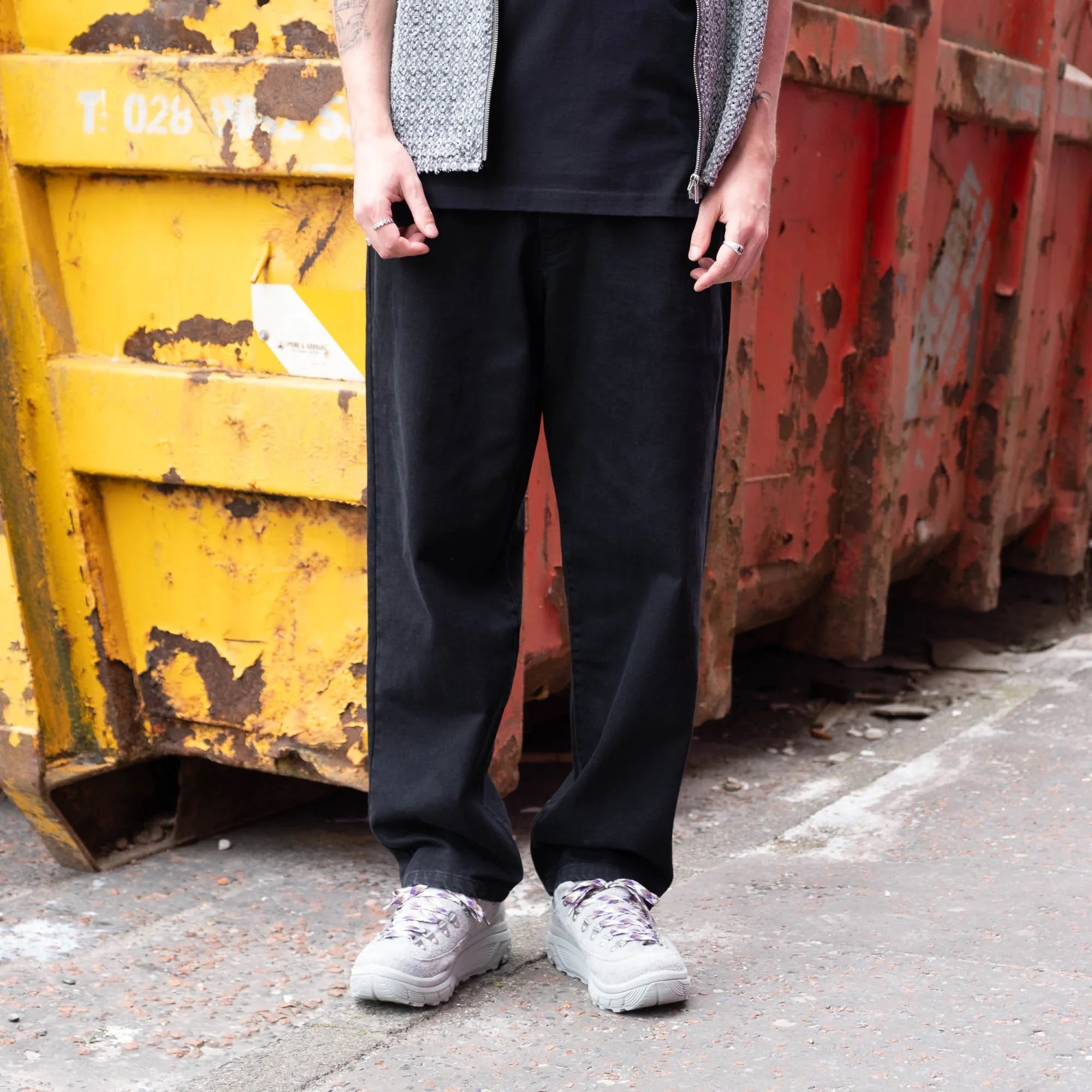Pop Trading Company DRS Denim Pant - Black