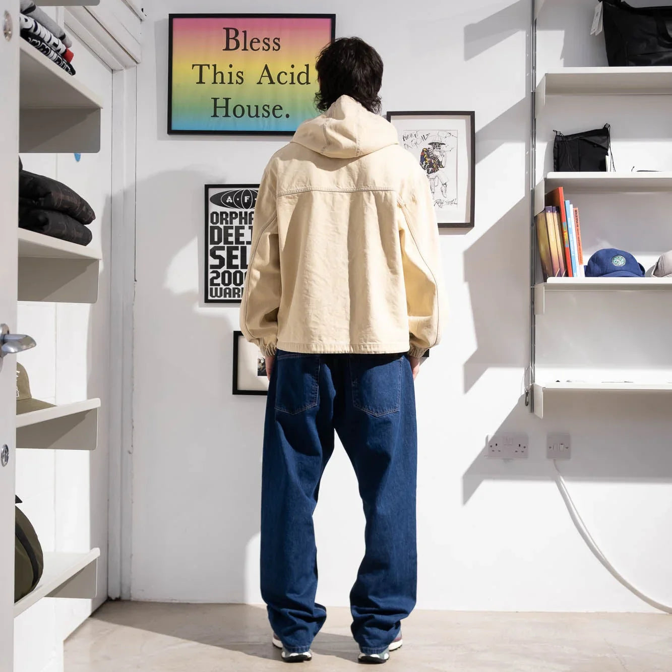 No Problemo Workwear Denim Jacket - Sand - Never Never