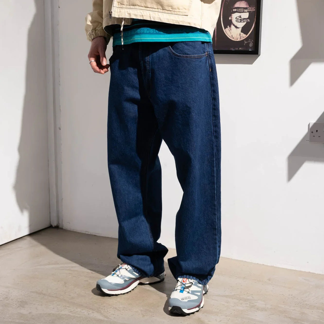 No Problemo Heavyweight Bagi Jean - Blue - Never Never