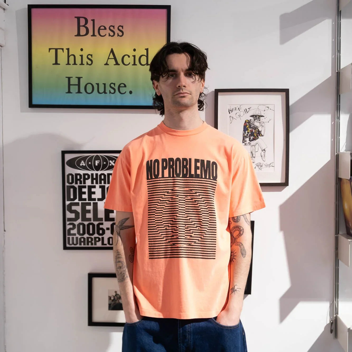 No Problemo CND Wave SS Tee - Coral