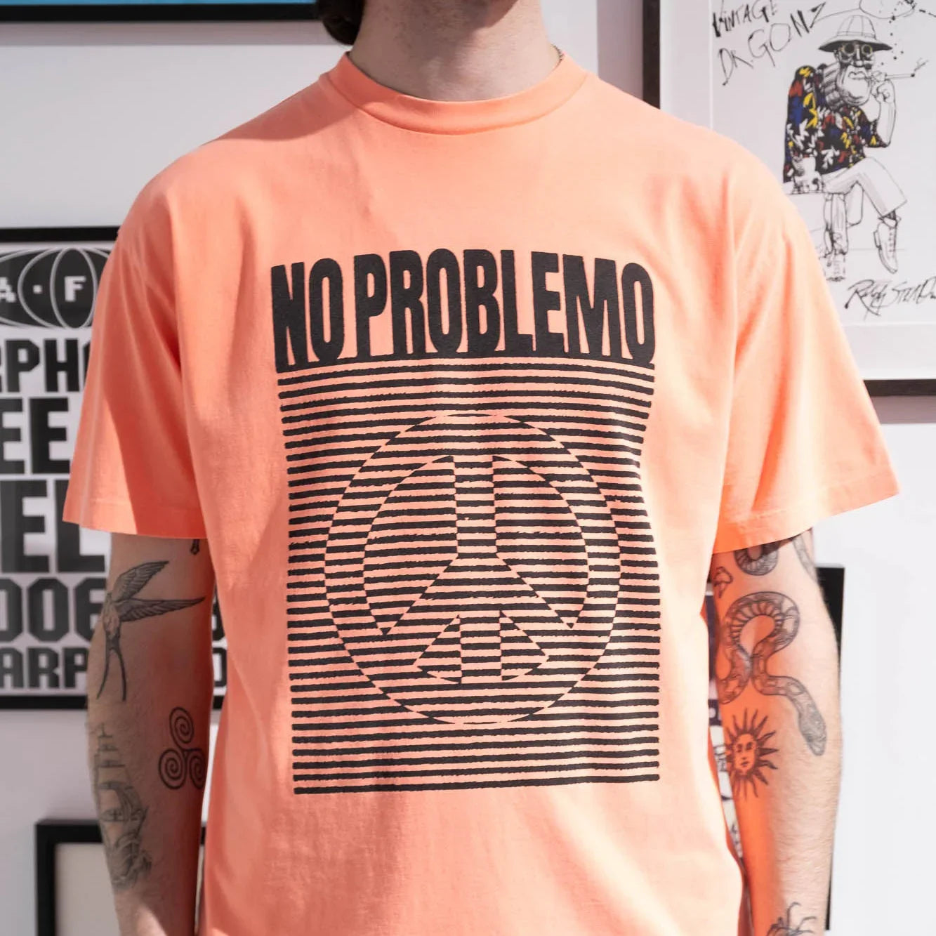 No Problemo CND Wave SS Tee - Coral - Never Never