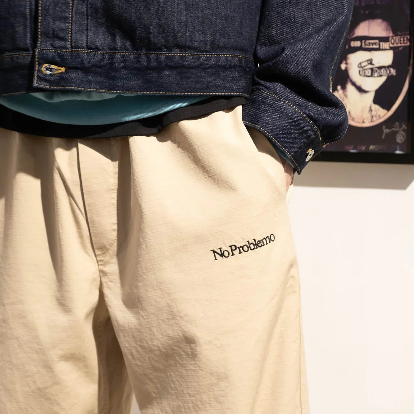 No Problemo Mini Problemo Ripstop Work Pant - Sand - Never Never
