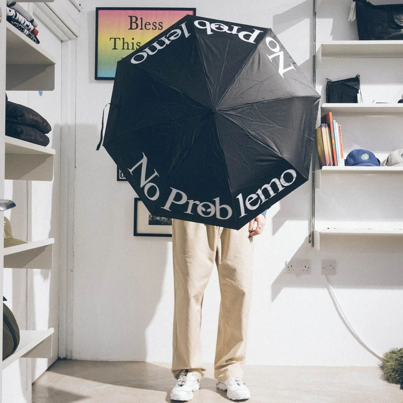 No Problemo Mini Umbrella - Black - Never Never
