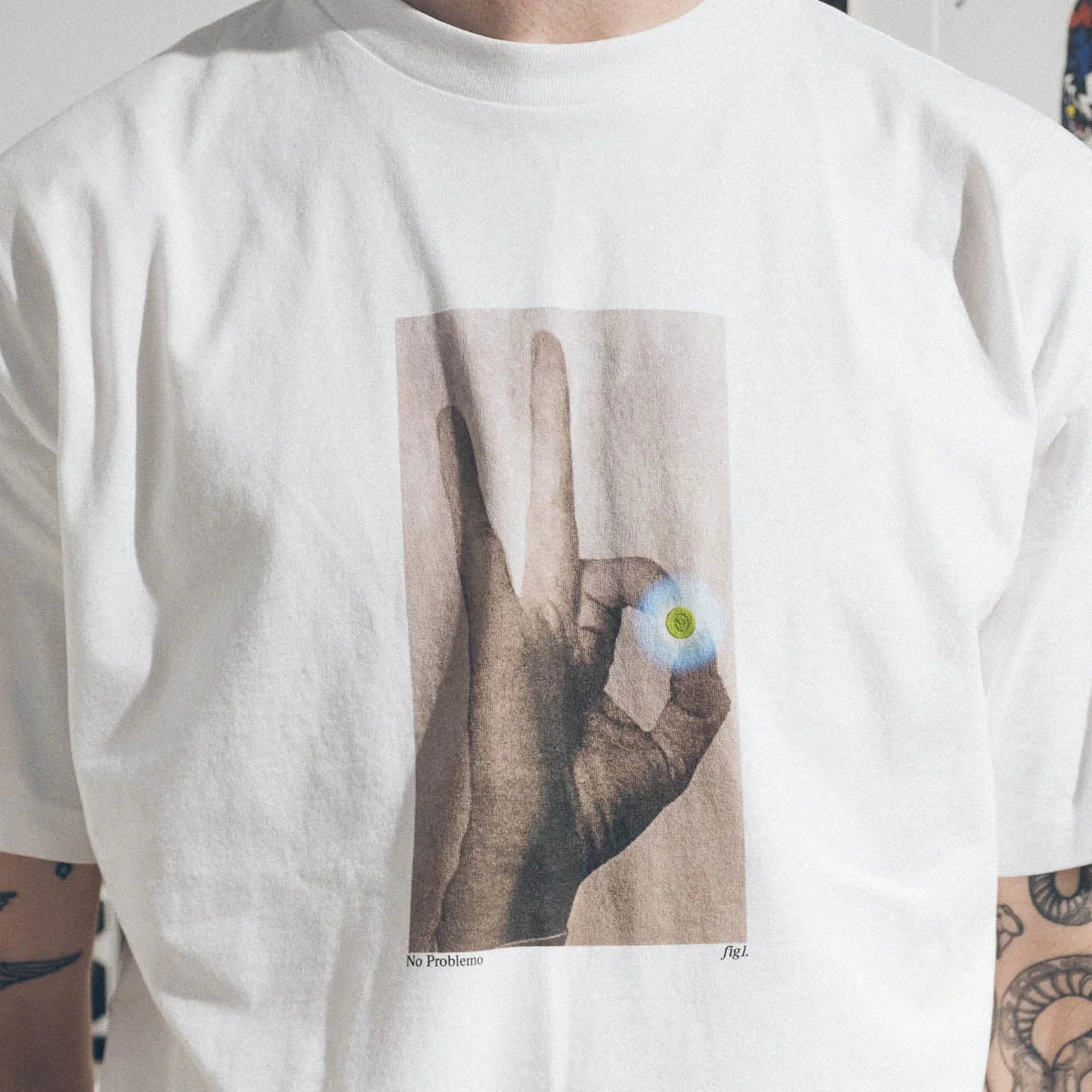 No Problemo Pill SS Tee - White