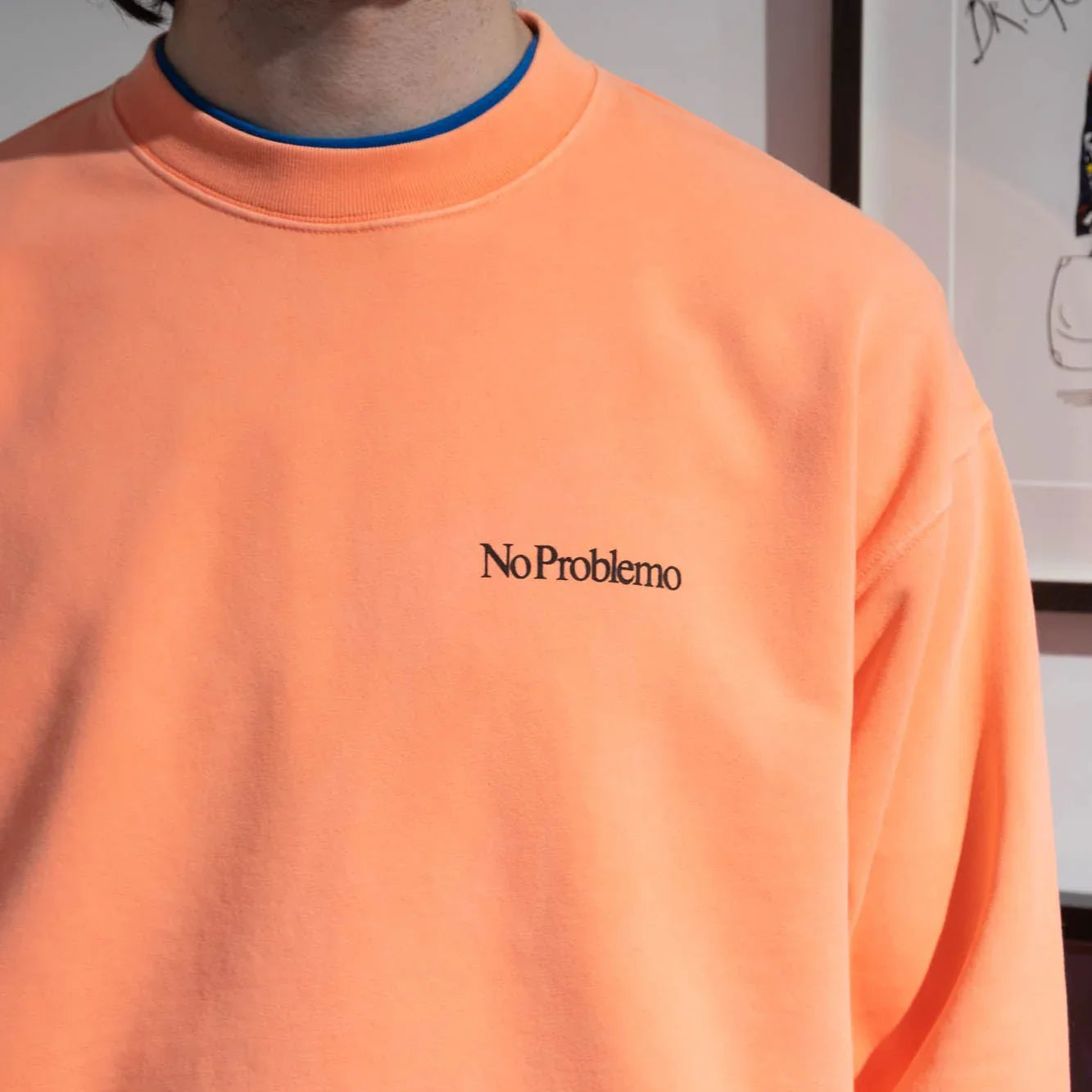 No Problemo Mini Problemo Sweatshirt - Coral